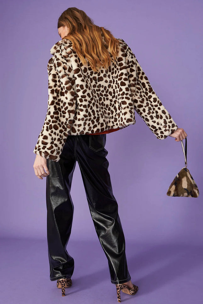 Mocha Faux Fur Jacket-Faux Fur Coats-Buy Me Fur Ltd-One Size-Mocha-Faux Fur-Urbanheer