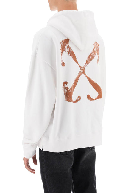 Off-White Hoodie With Back Arrow Print-Off-White-Urbanheer