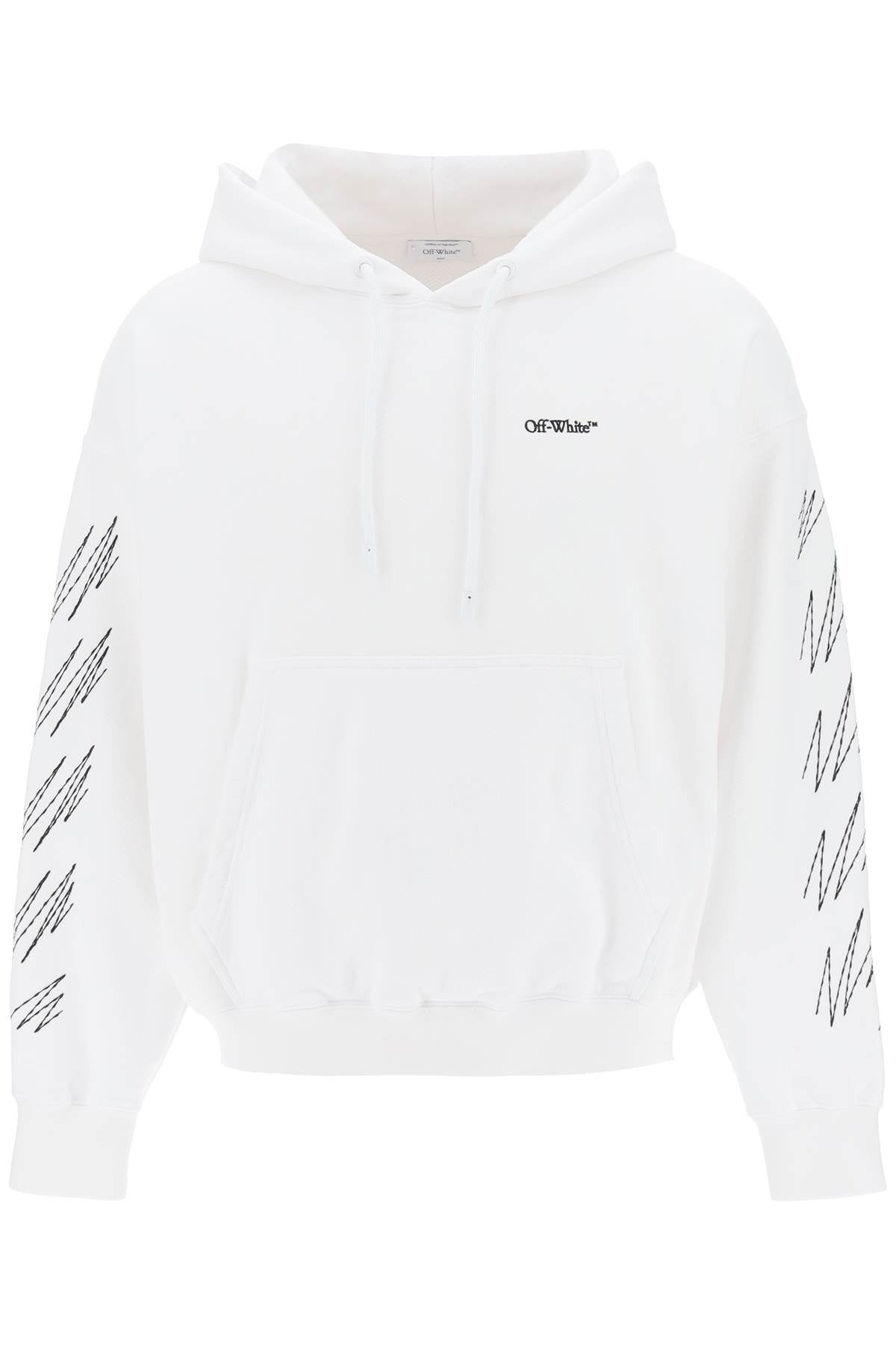 Off-White Hoodie With Contrasting Topstitching-Off-White-M-Urbanheer