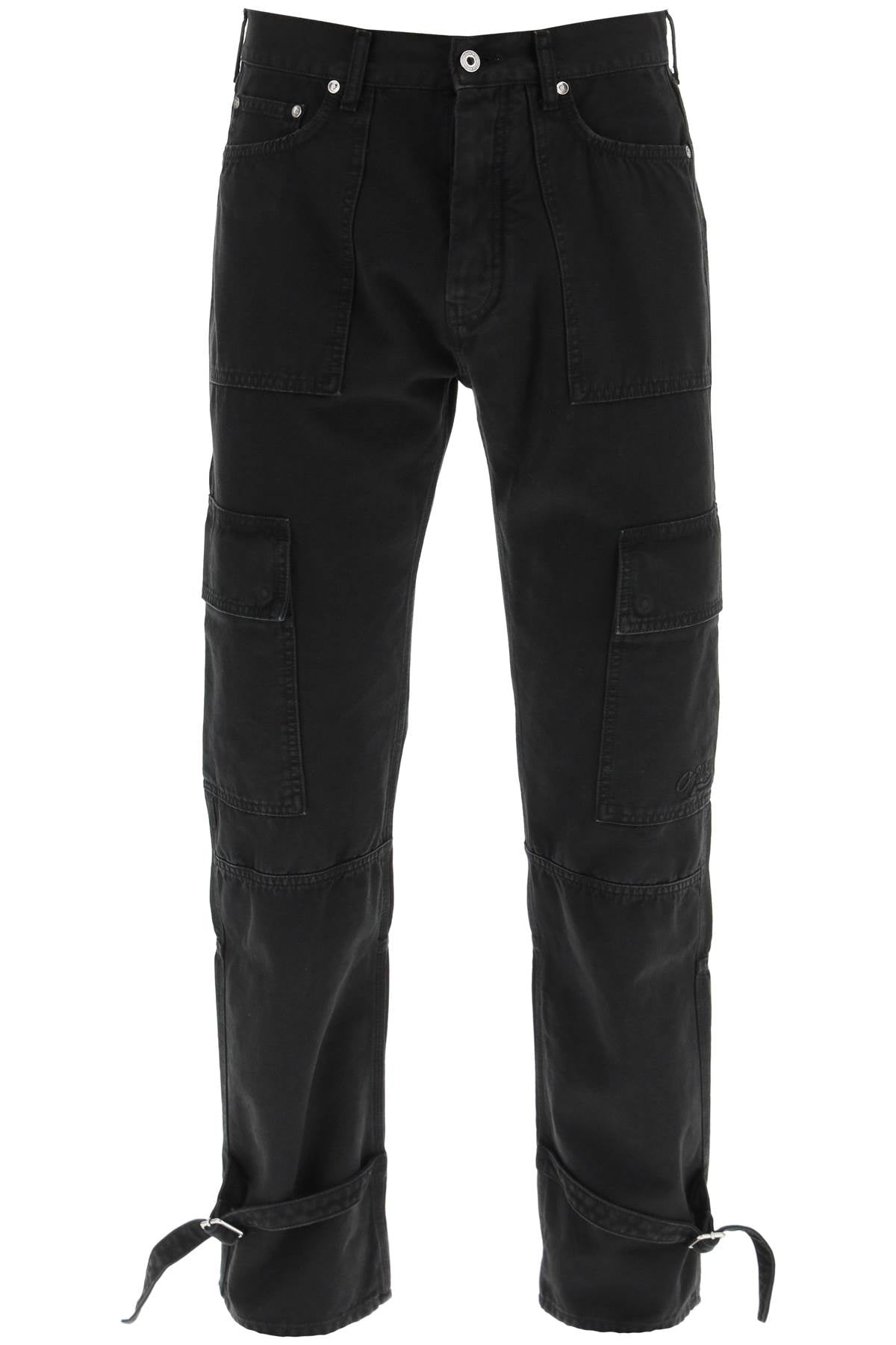 Off-White Wave Off Canvas Cargo Pants-Off-White-L-Urbanheer