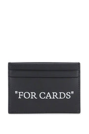 Off-White Bookish Card Holder With Lettering-Off-White-Urbanheer