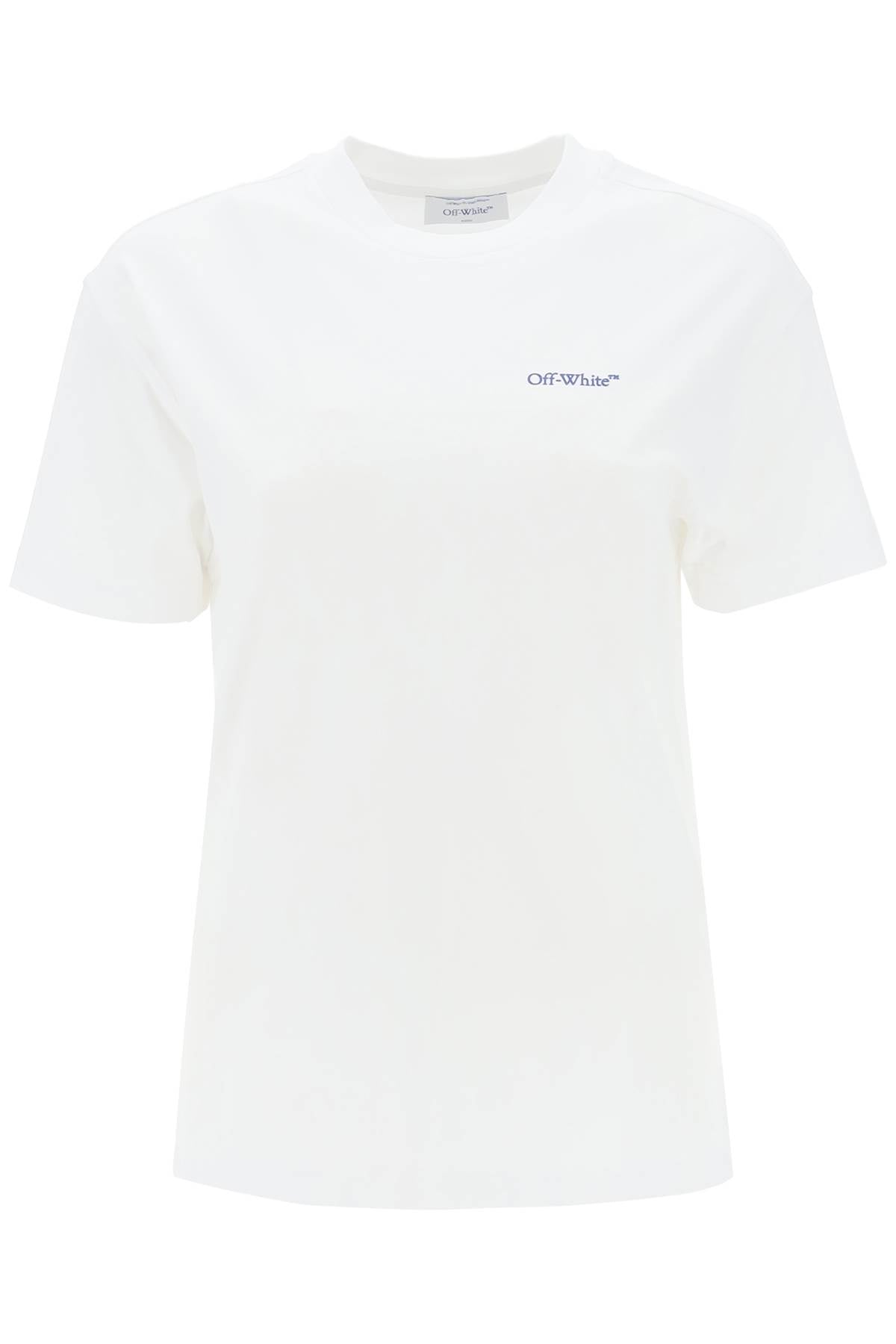 Off-White T-Shirt With Back Embroidery-Off-White-L-Urbanheer