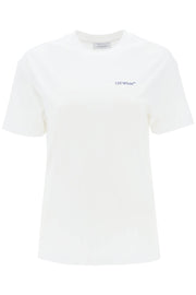 Off-White T-Shirt With Back Embroidery-Off-White-L-Urbanheer