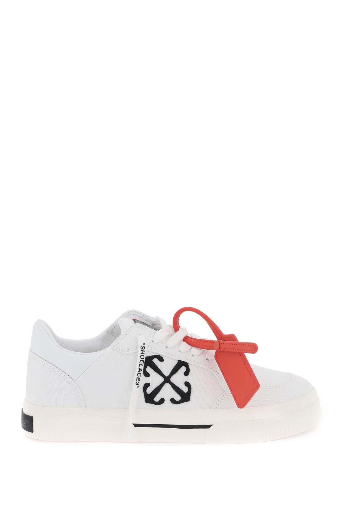 Off-White Low Canvas Vulcanized Sneakers In-Off-White-36-Urbanheer
