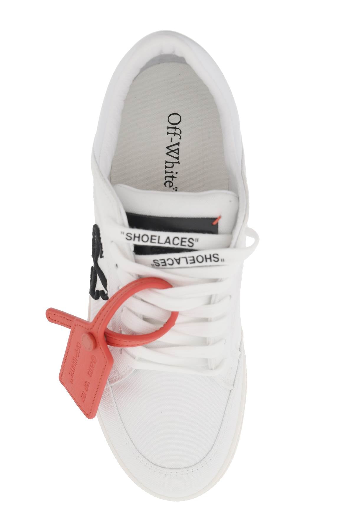 Off-White Low Canvas Vulcanized Sneakers In-Off-White-36-Urbanheer