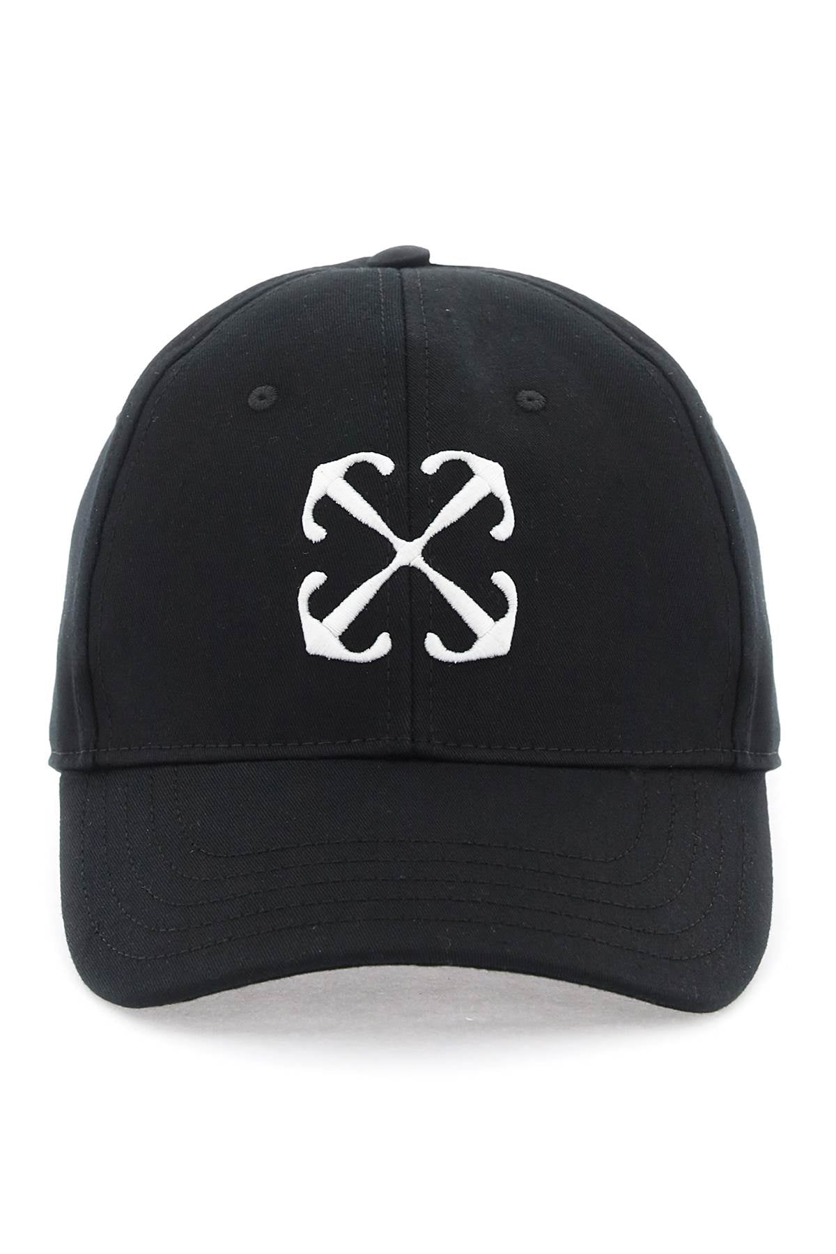 Off-White Baseball Cap With Embroidery-Off-White-M-Urbanheer