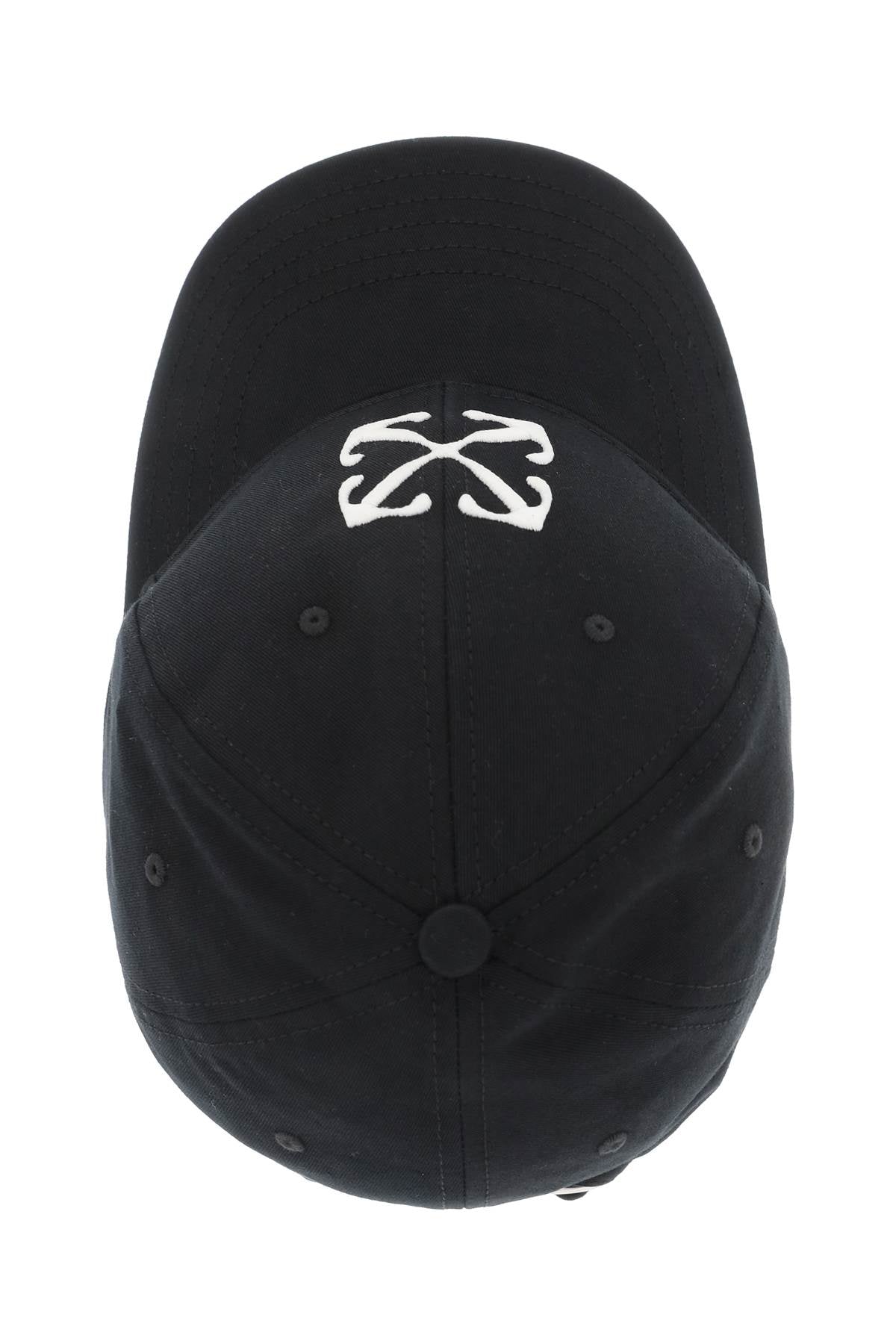 Off-White Baseball Cap With Embroidery-Off-White-M-Urbanheer