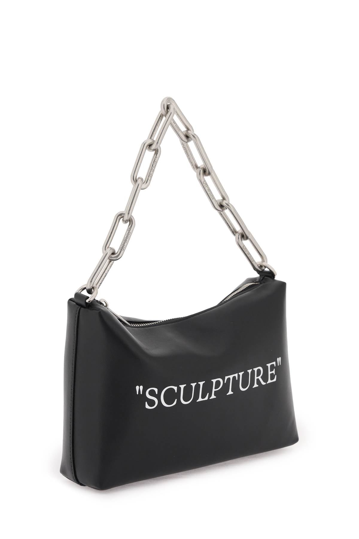 Off-White Shoulder Bag With Lettering-Off-White-Urbanheer