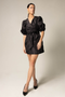Black Lusso Wrap Dress-Le Réussi-Small-black-Urbanheer
