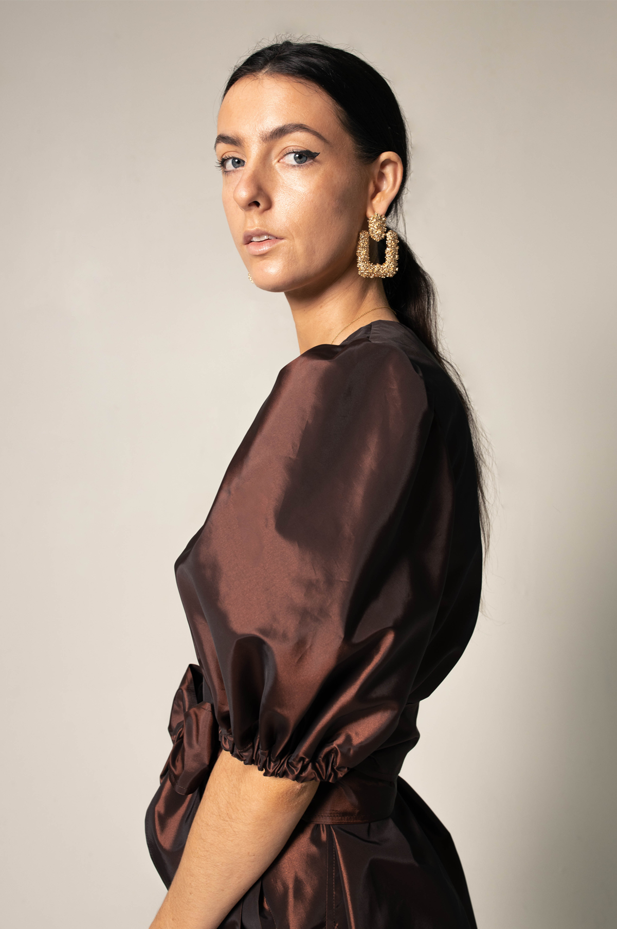 Power Bordeaux Red Wrap Dress-Le Réussi-M-Bordeaux-Urbanheer