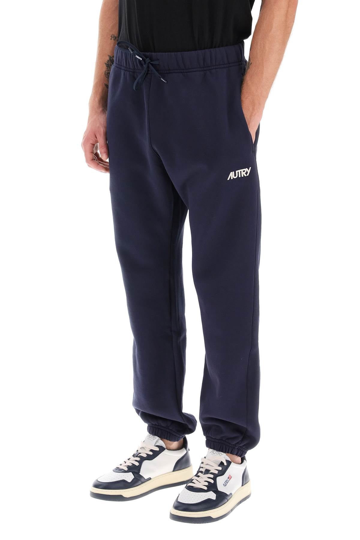 Autry fleece-back cotton joggers-Autry-S-Urbanheer