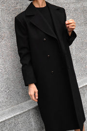 Double-Breasted Wool-Blend Coat-2KStyle-s-Urbanheer