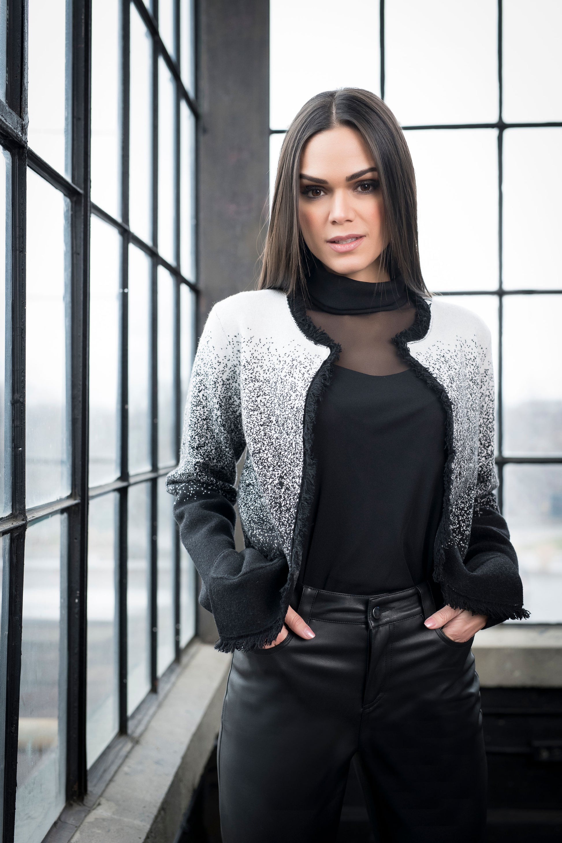 Fringe Trimmed Jacket-Picadilly-XS-Urbanheer