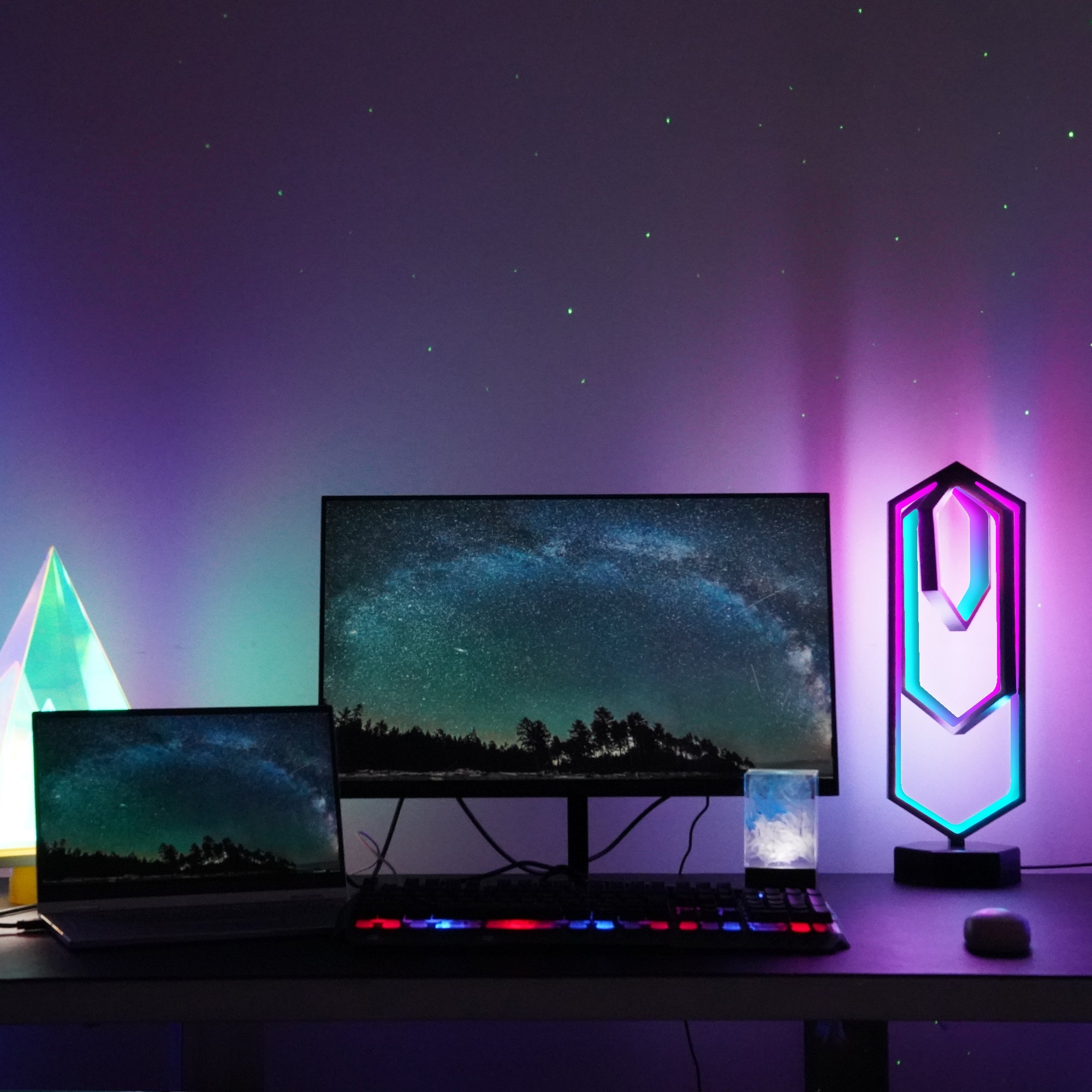 Polygon Lamp Music Rhythm Urbanheer