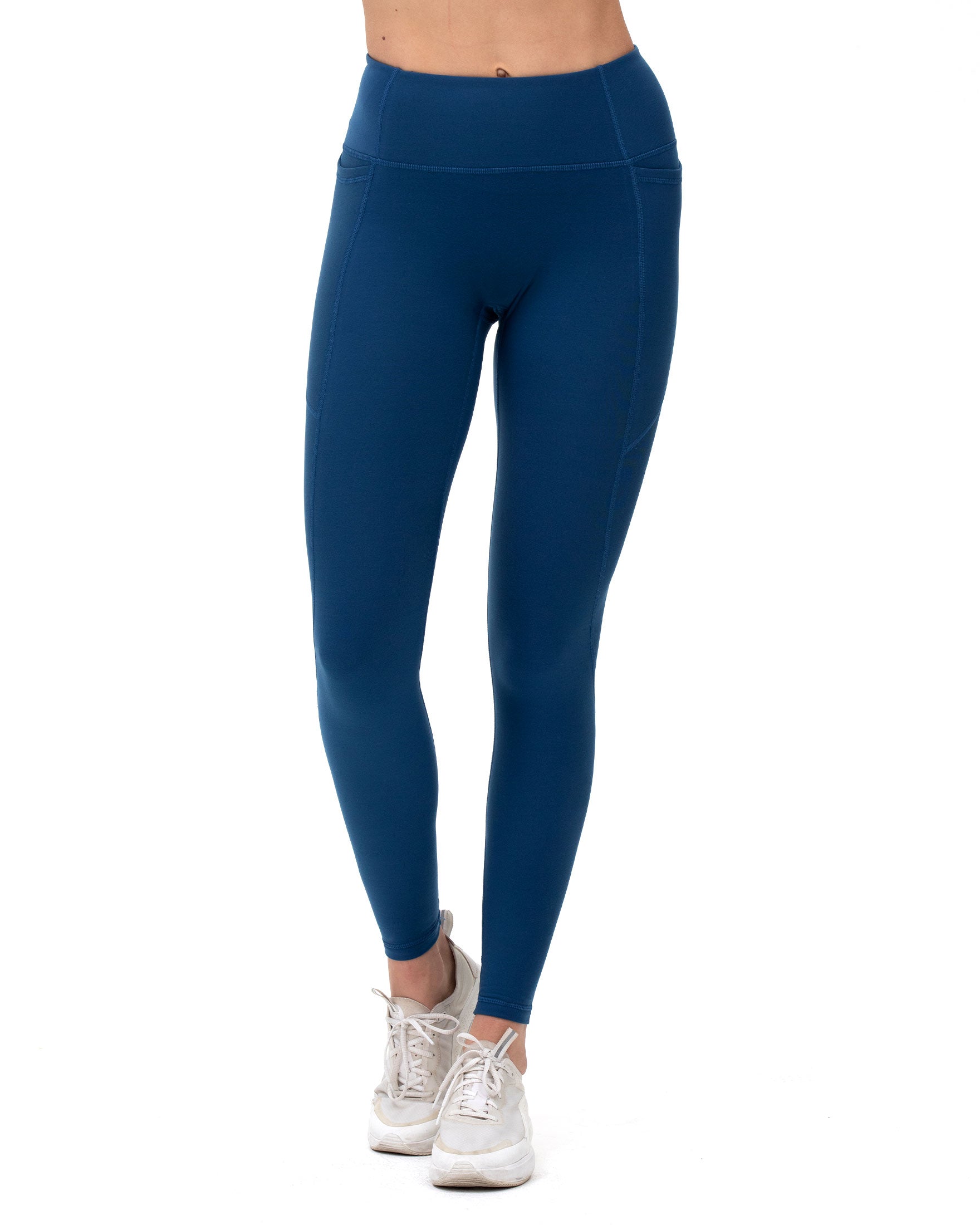 Phoenix Fleece Pocket Legging HR-Clothing - Women-rebody-Poseidon Blue-XS-Urbanheer