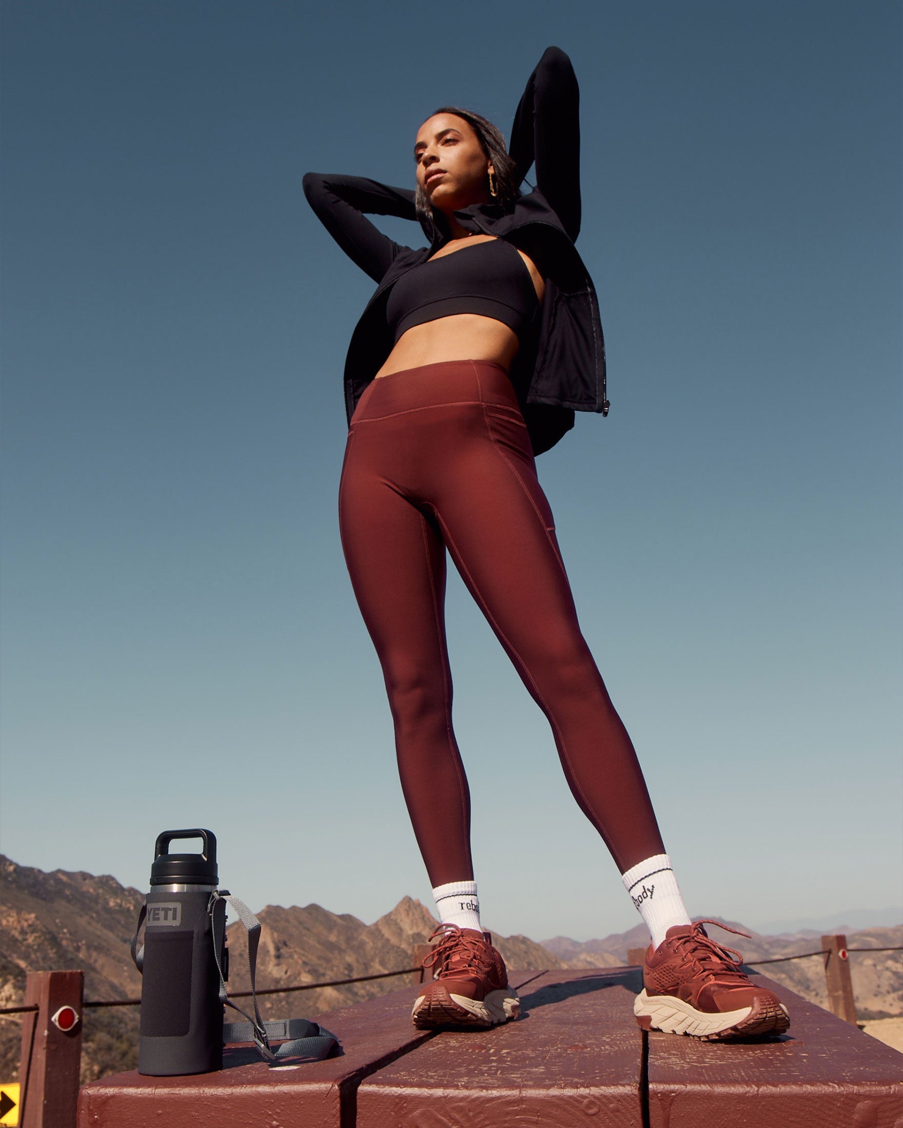 Phoenix Fleece Pocket Legging HR-Clothing - Women-rebody-Quicksilver-XS-Urbanheer