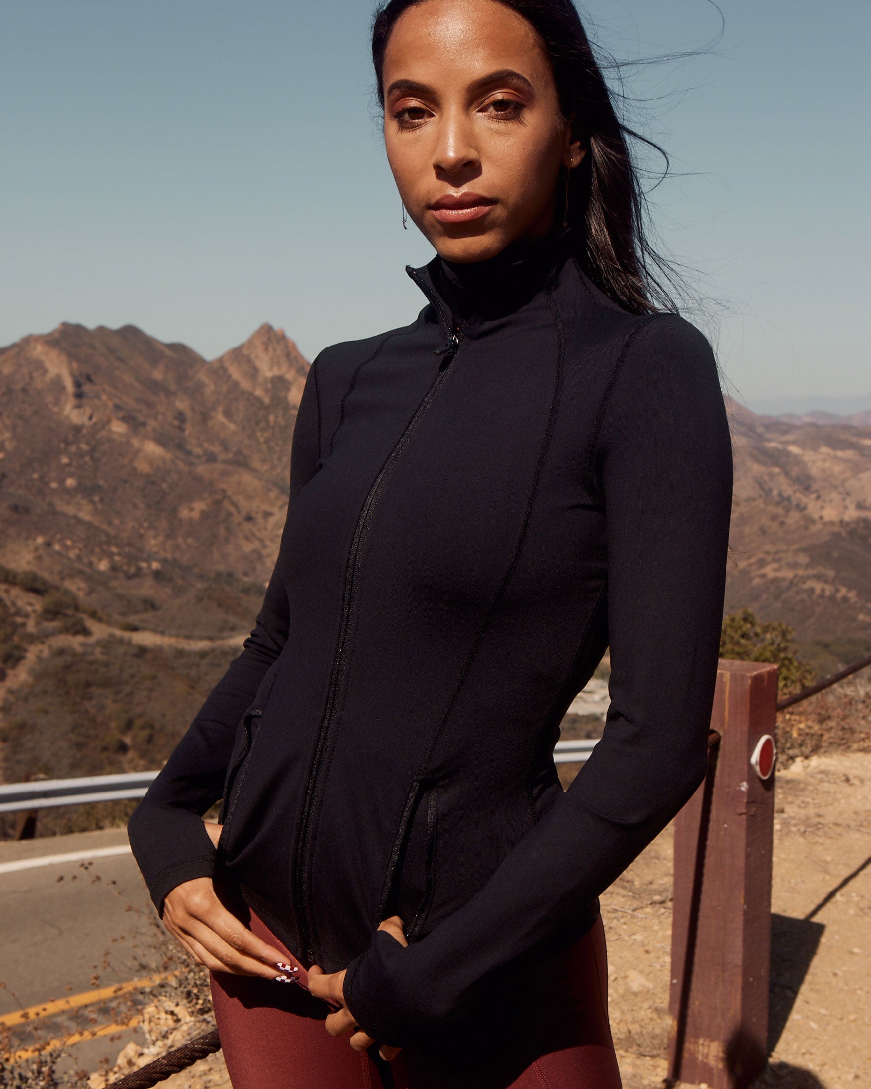 Gen XYZ Zip Up Track Jacket-Clothing - Women-rebody-Space Navy-XS-Urbanheer