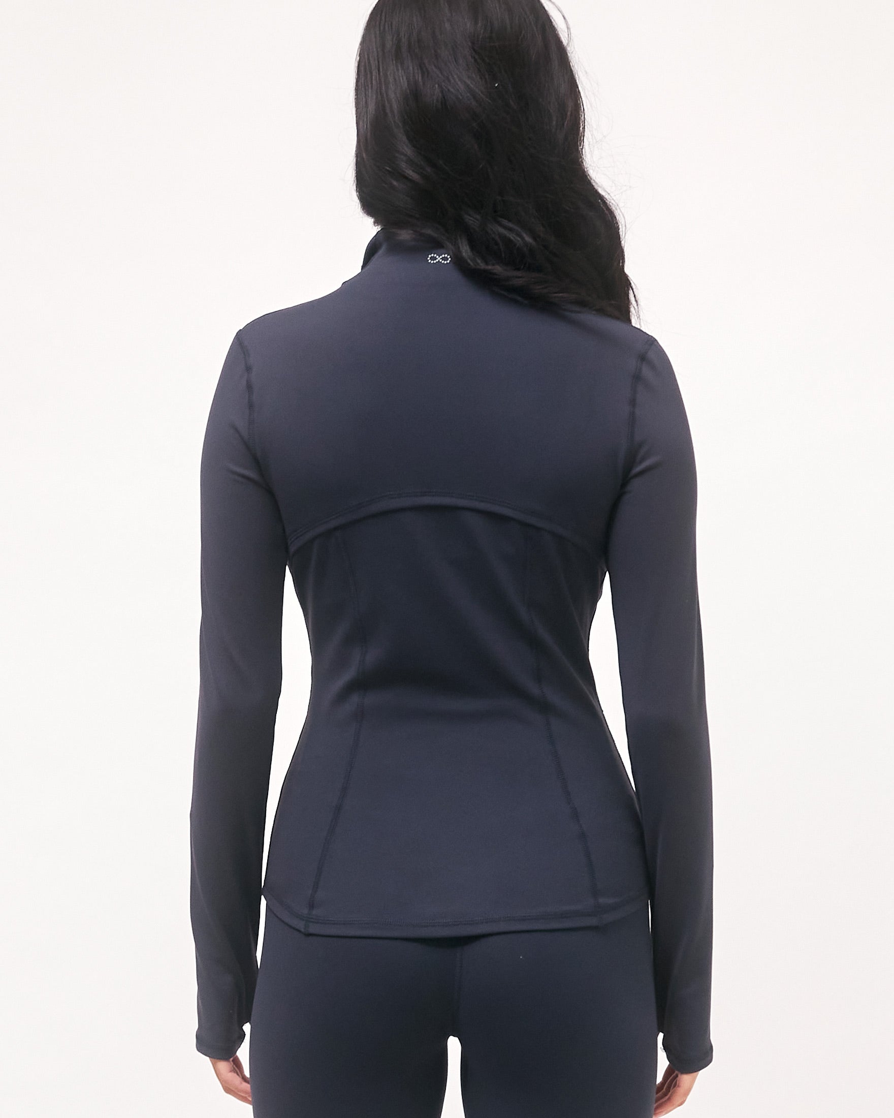 Gen XYZ Zip Up Track Jacket-Clothing - Women-rebody-Metropolis Black-L-Urbanheer