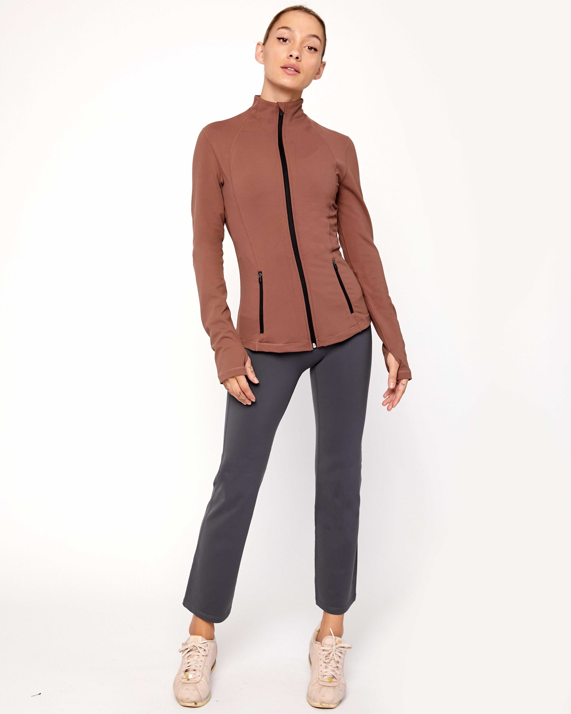 Gen XYZ Zip Up Track Jacket-Clothing - Women-rebody-Space Navy-XS-Urbanheer