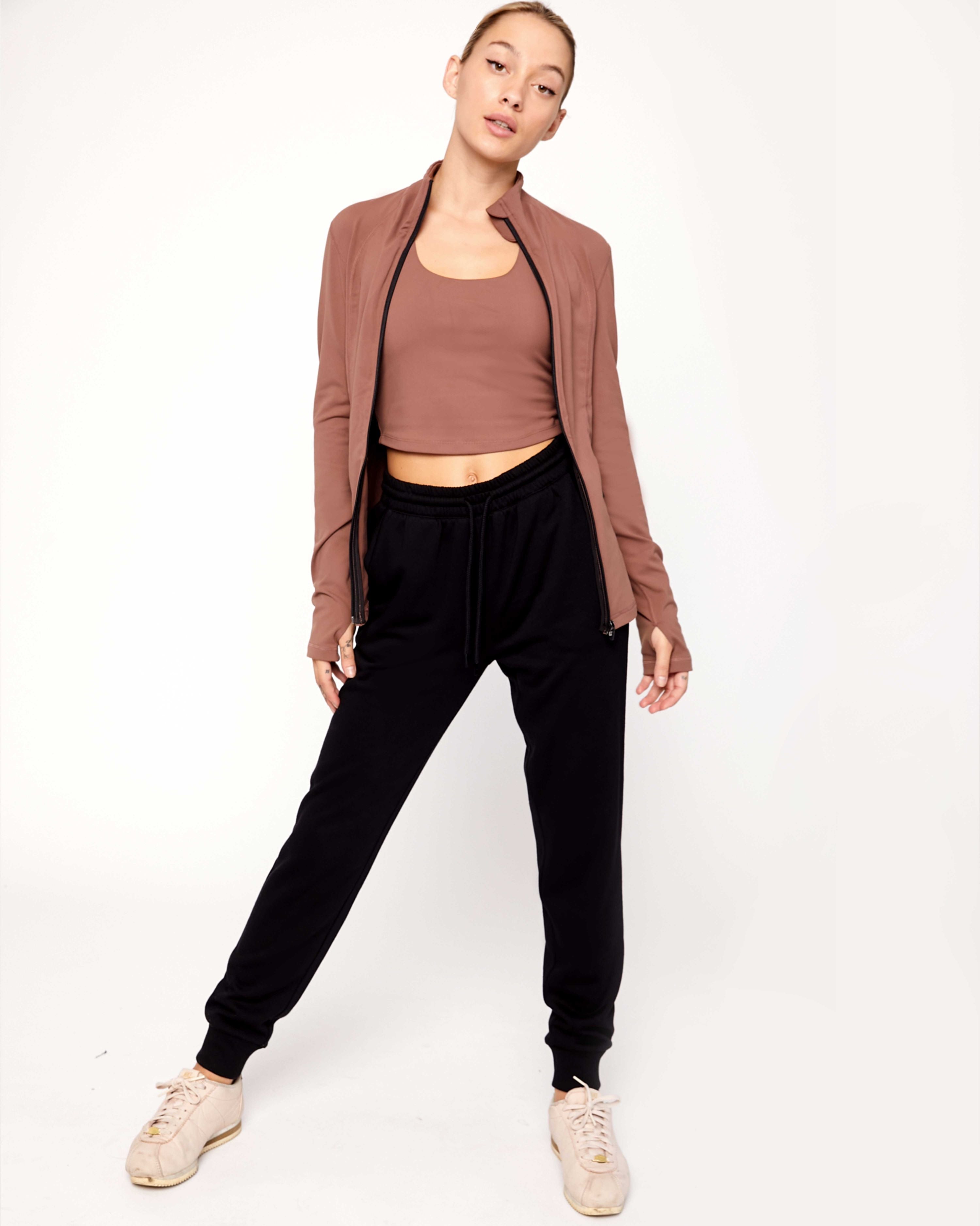 Gen XYZ Zip Up Track Jacket-Clothing - Women-rebody-Space Navy-XS-Urbanheer