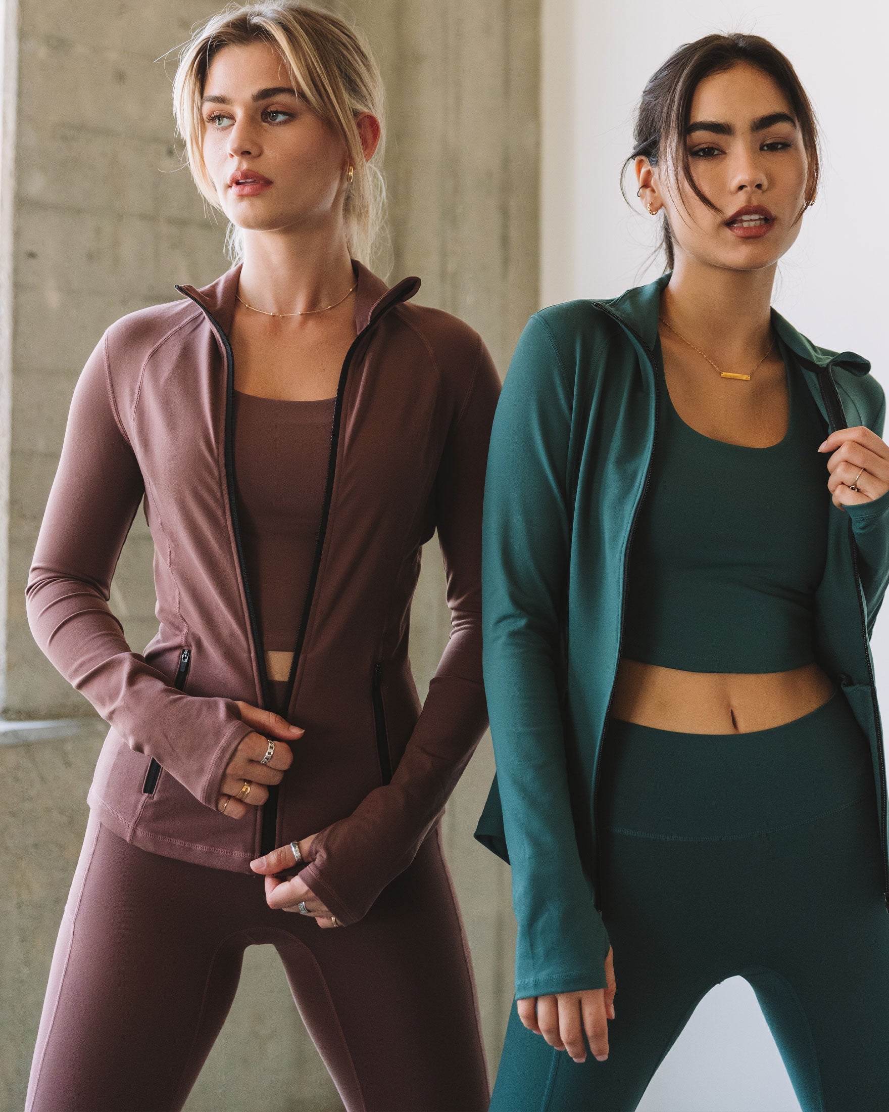 Gen XYZ Zip Up Track Jacket-Clothing - Women-rebody-Space Navy-XS-Urbanheer