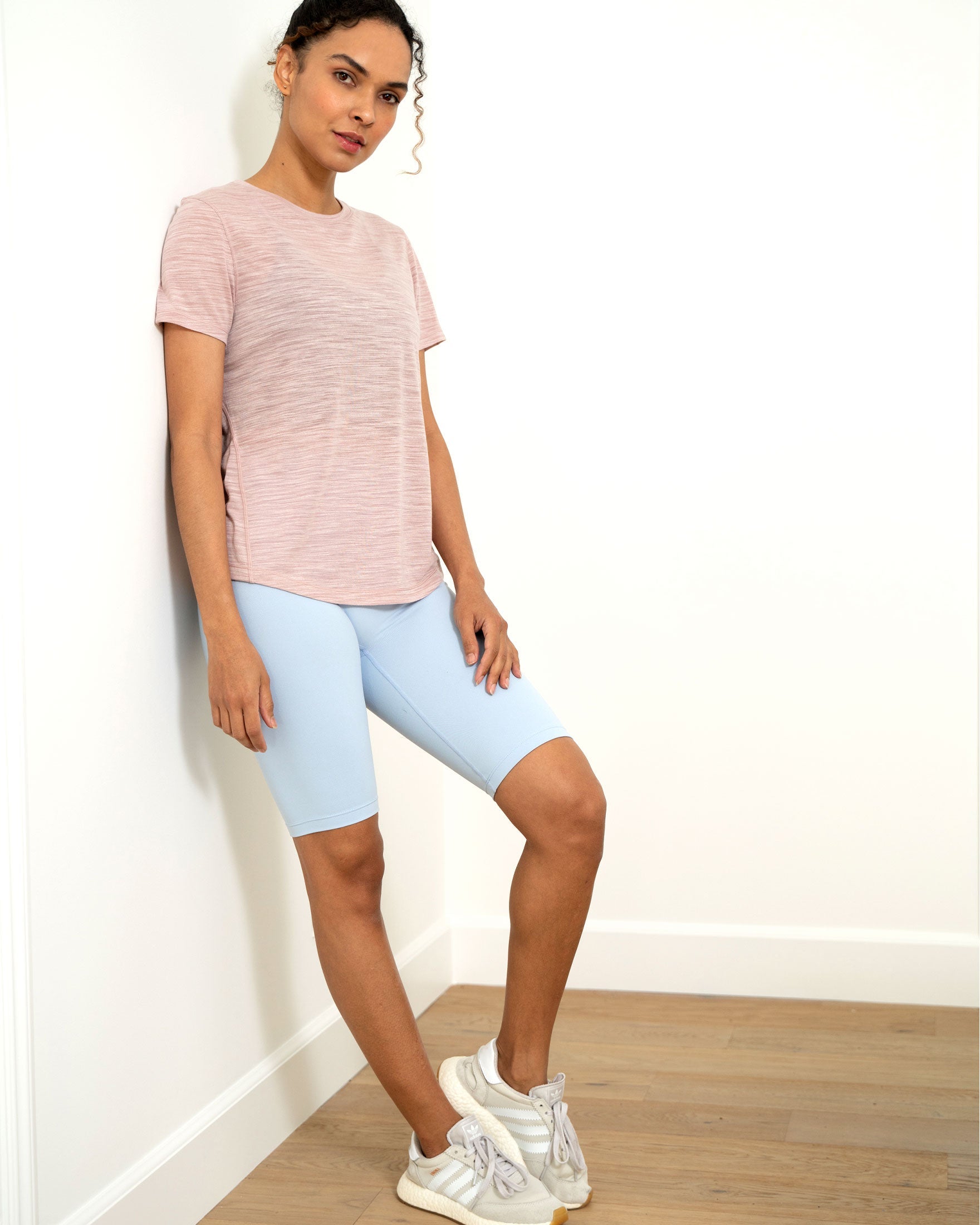 Lea Short Sleeve Top-rebody-Heather Pink-XS-Urbanheer