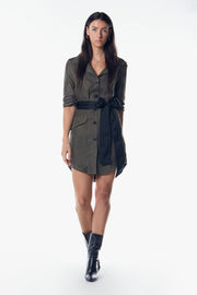 Montana Green Blazer Dress-Green Dress Blazer-Le Réussi-S-Green-Urbanheer