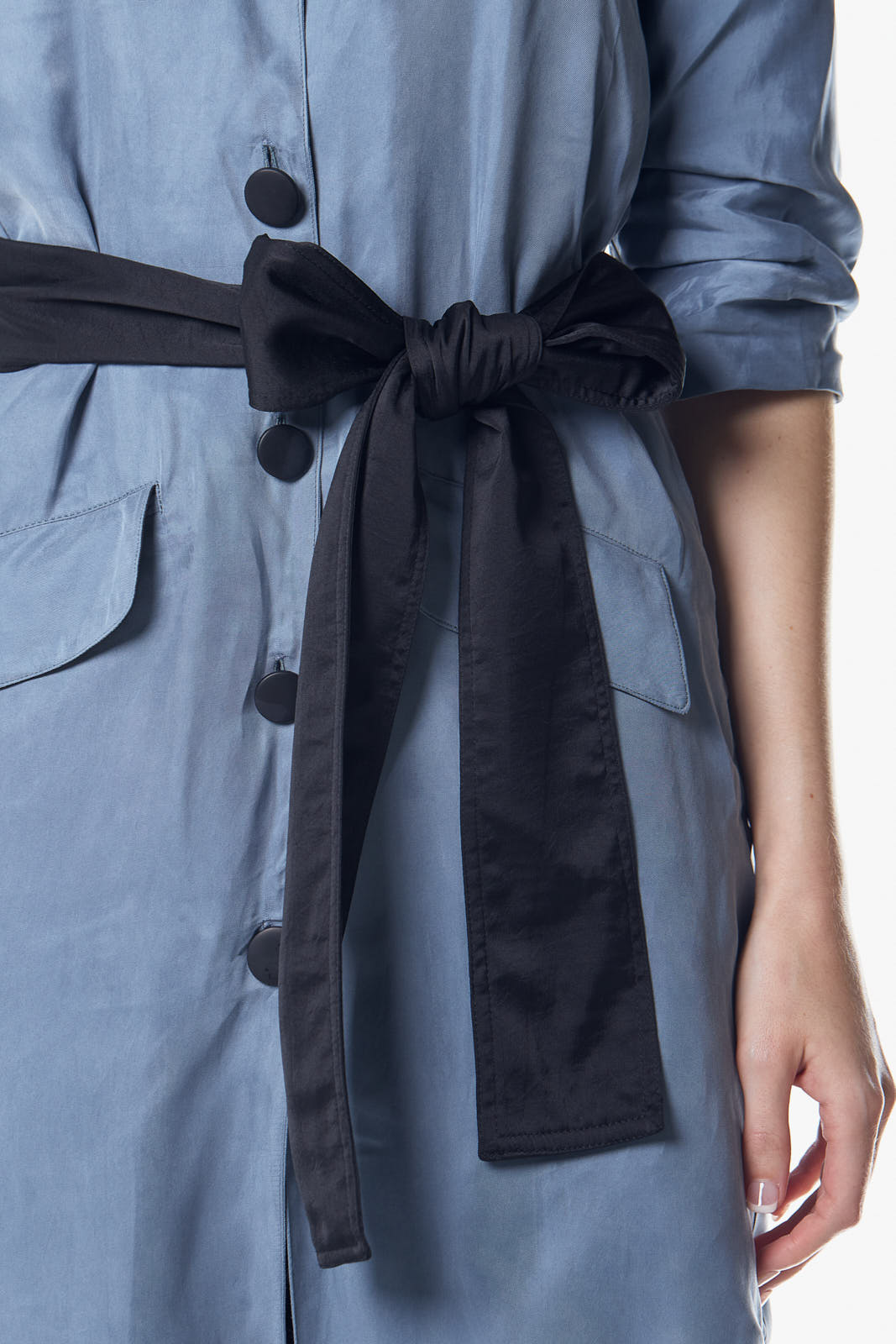 Cielo Blue Blazer Dress-Le Réussi-M-Sky Blue-Urbanheer