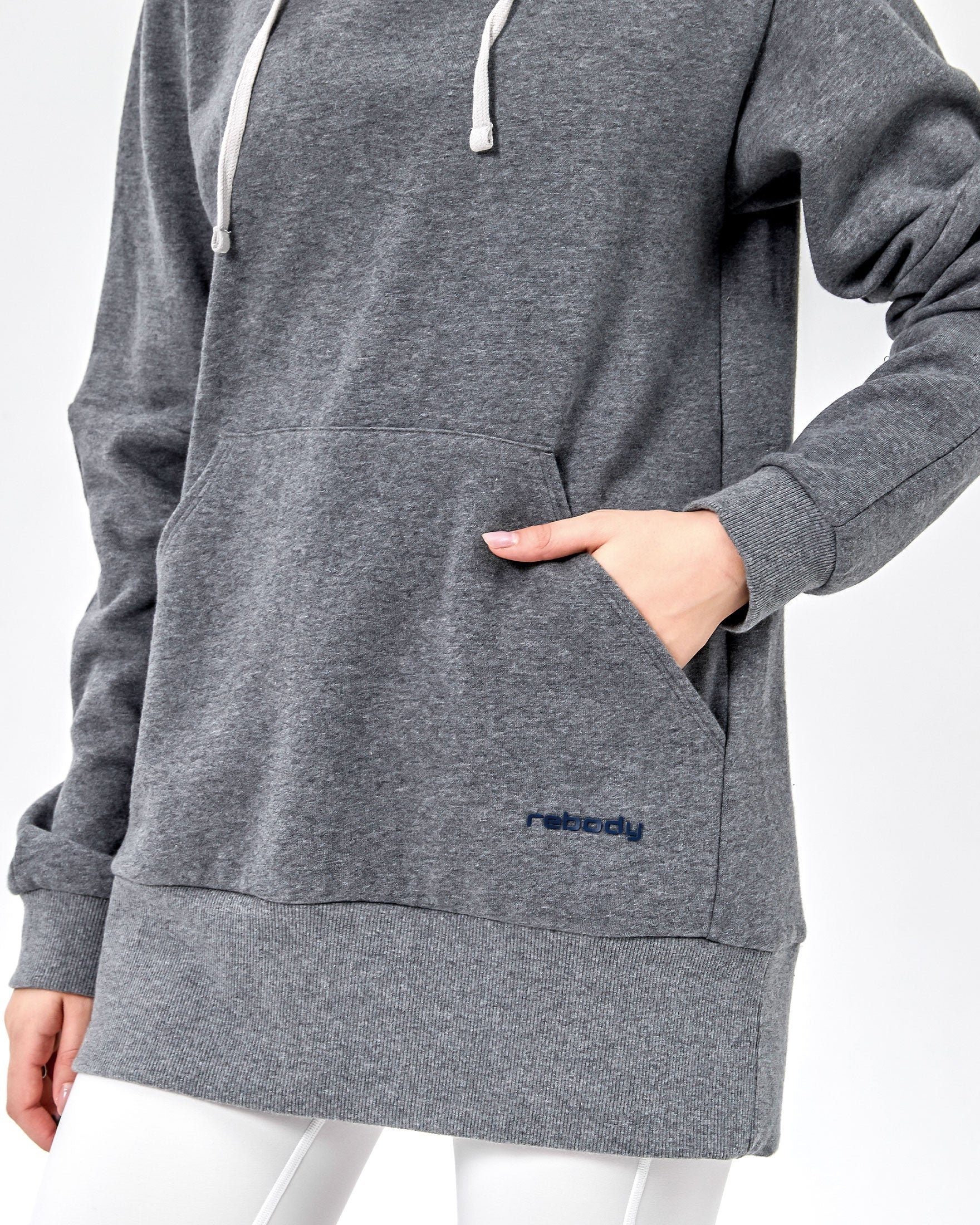 Keep Warm Fleece Hoodie-rebody-Heather Grey-XS-Urbanheer