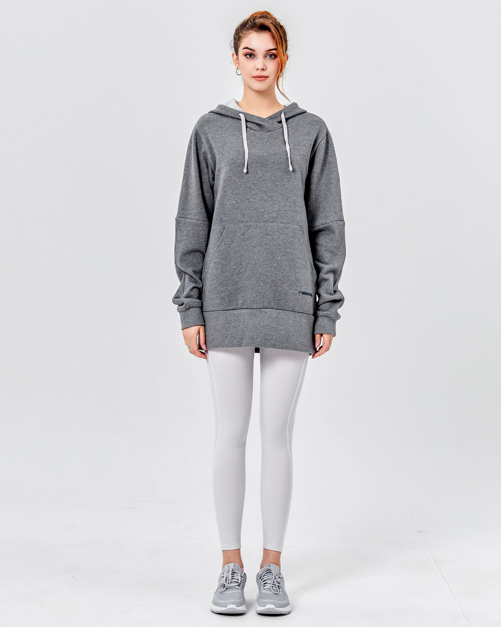 Keep Warm Fleece Hoodie-rebody-Heather Grey-XS-Urbanheer