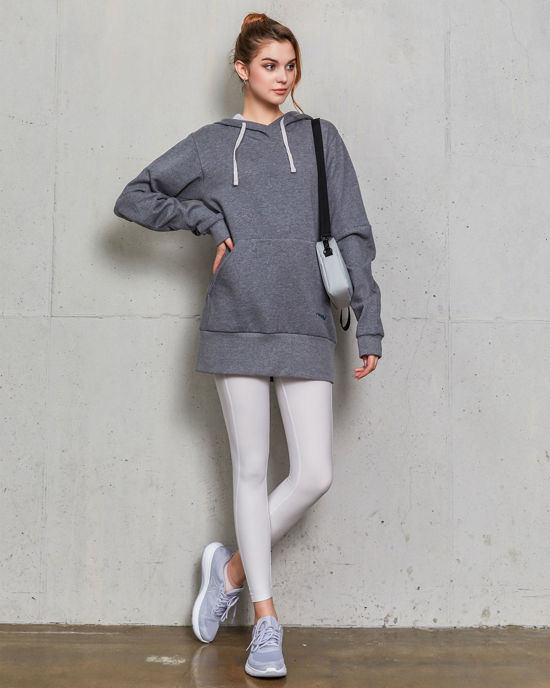 Keep Warm Fleece Hoodie-rebody-Heather Grey-XS-Urbanheer