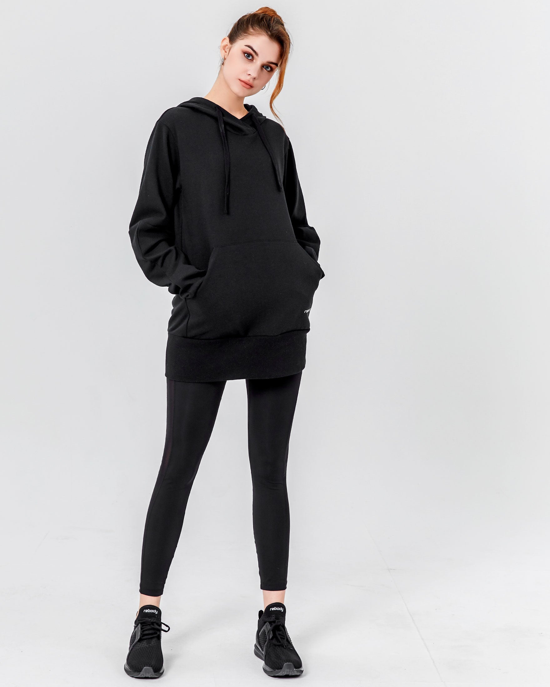 Keep Warm Fleece Hoodie-rebody-Heather Grey-XS-Urbanheer