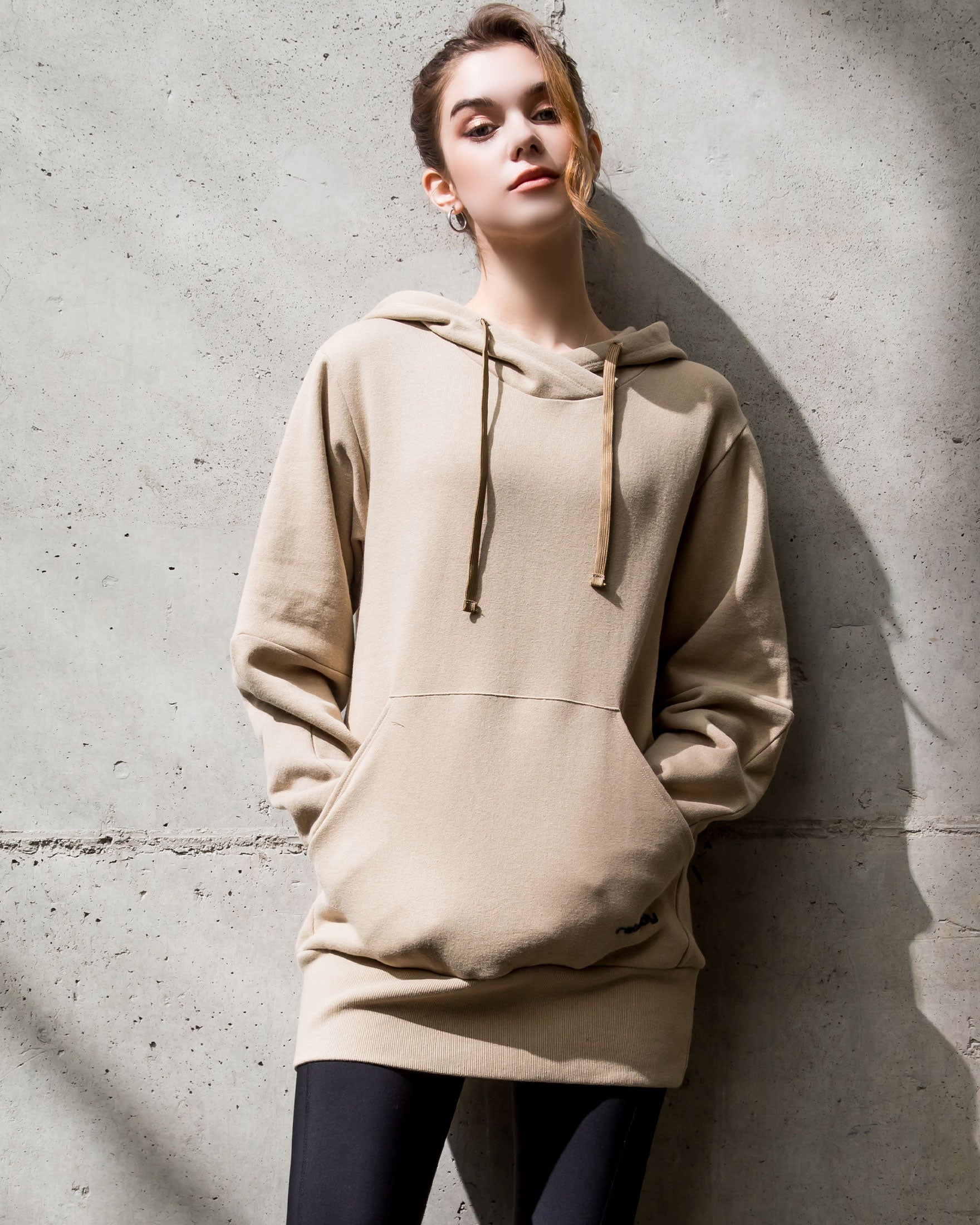 Keep Warm Fleece Hoodie-rebody-Heather Grey-XS-Urbanheer