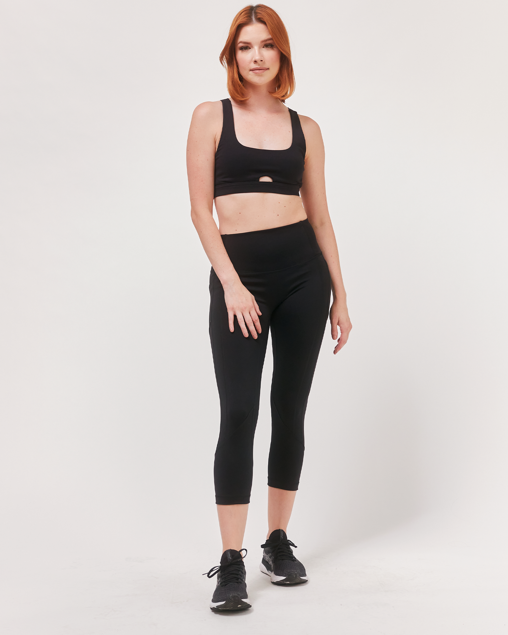 Daily Active Ventiflo™ Crop Leggings 21"-Clothing - Women-rebody-Maroon-XS-Urbanheer