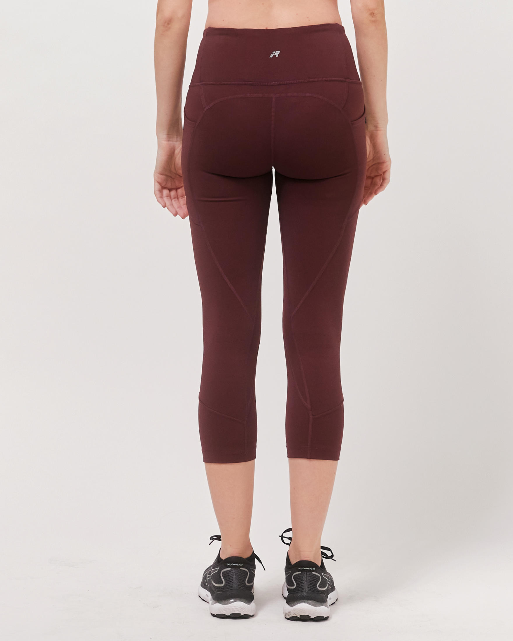 Daily Active Ventiflo™ Crop Leggings 21"-Clothing - Women-rebody-Maroon-XS-Urbanheer