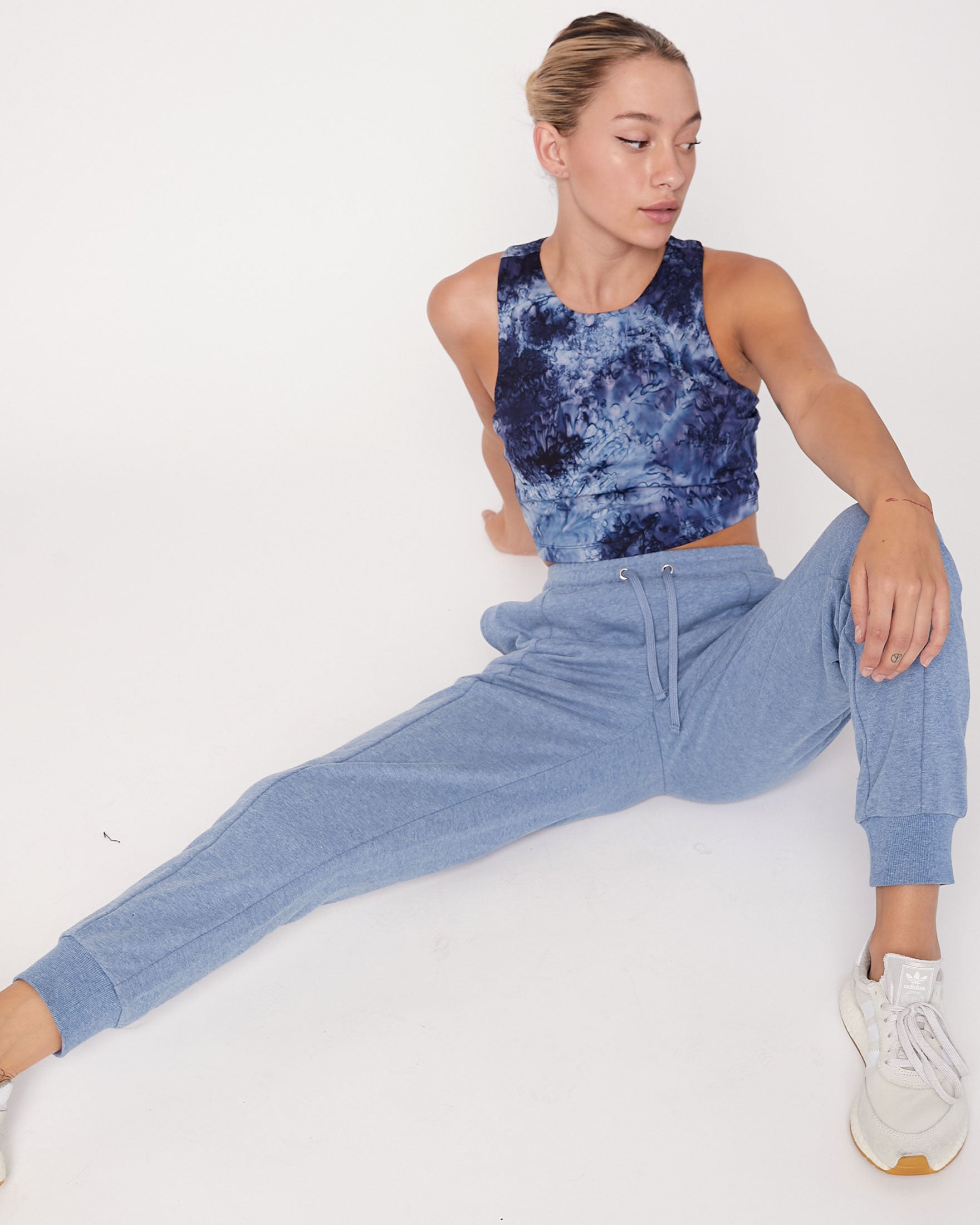 Rebody Pintuck French Terry Sweatpants *Sustainable-rebody-Smooth Mint-XS-Urbanheer