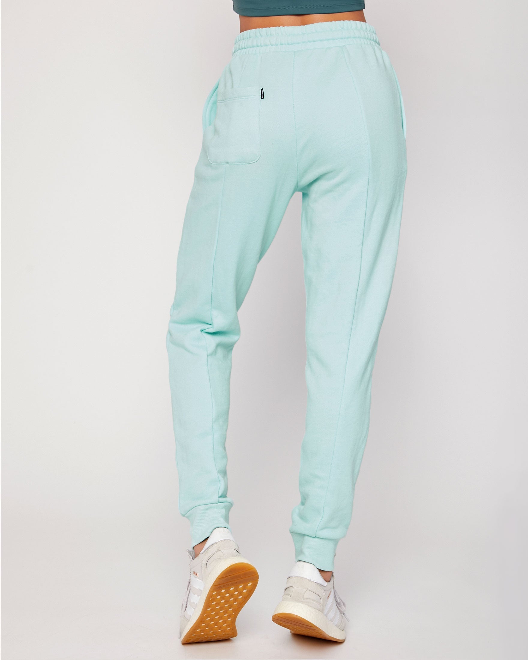Rebody Pintuck French Terry Sweatpants *Sustainable-rebody-Smooth Mint-XS-Urbanheer