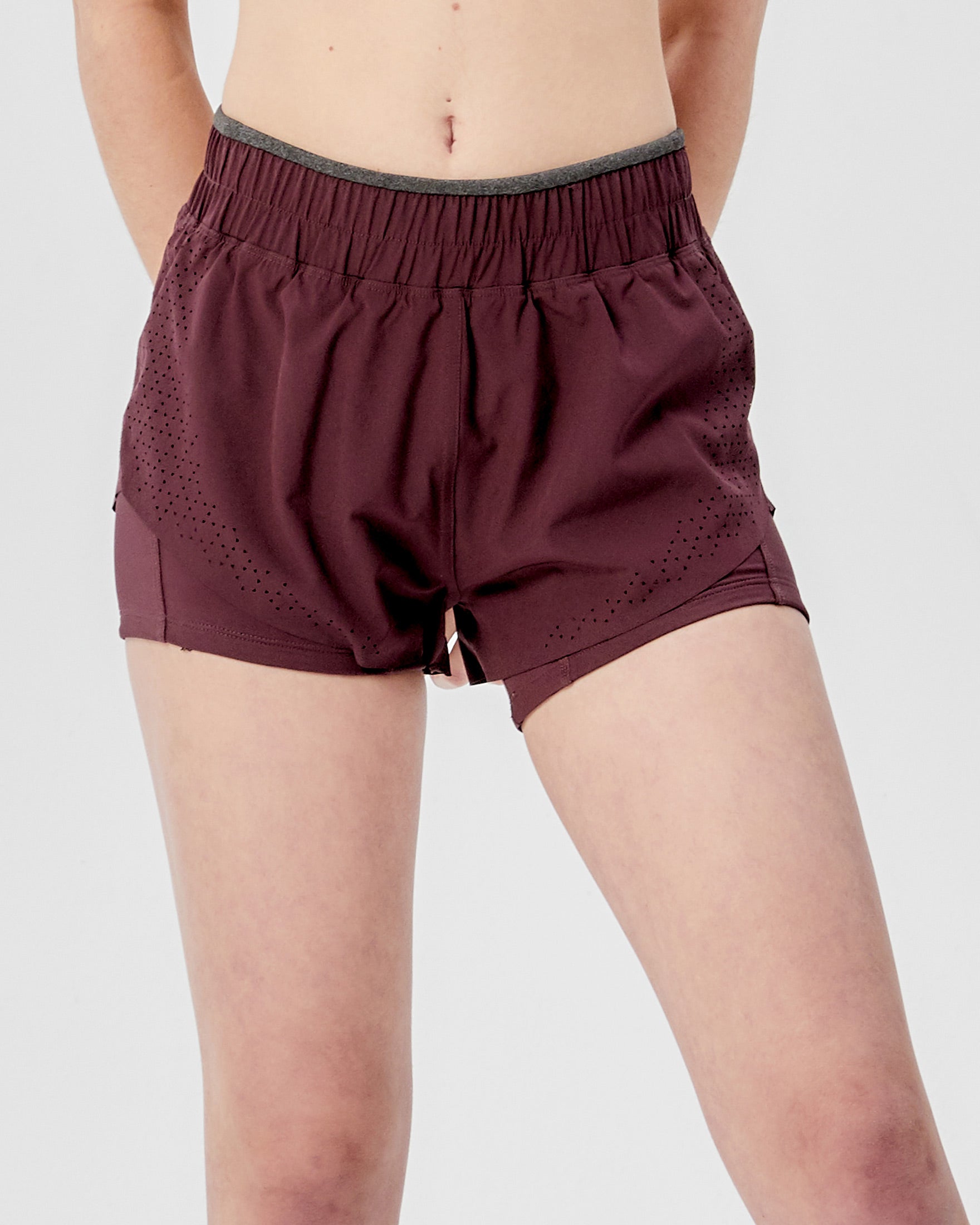 Runner Up Shorts-rebody-Maroon-XS-Urbanheer