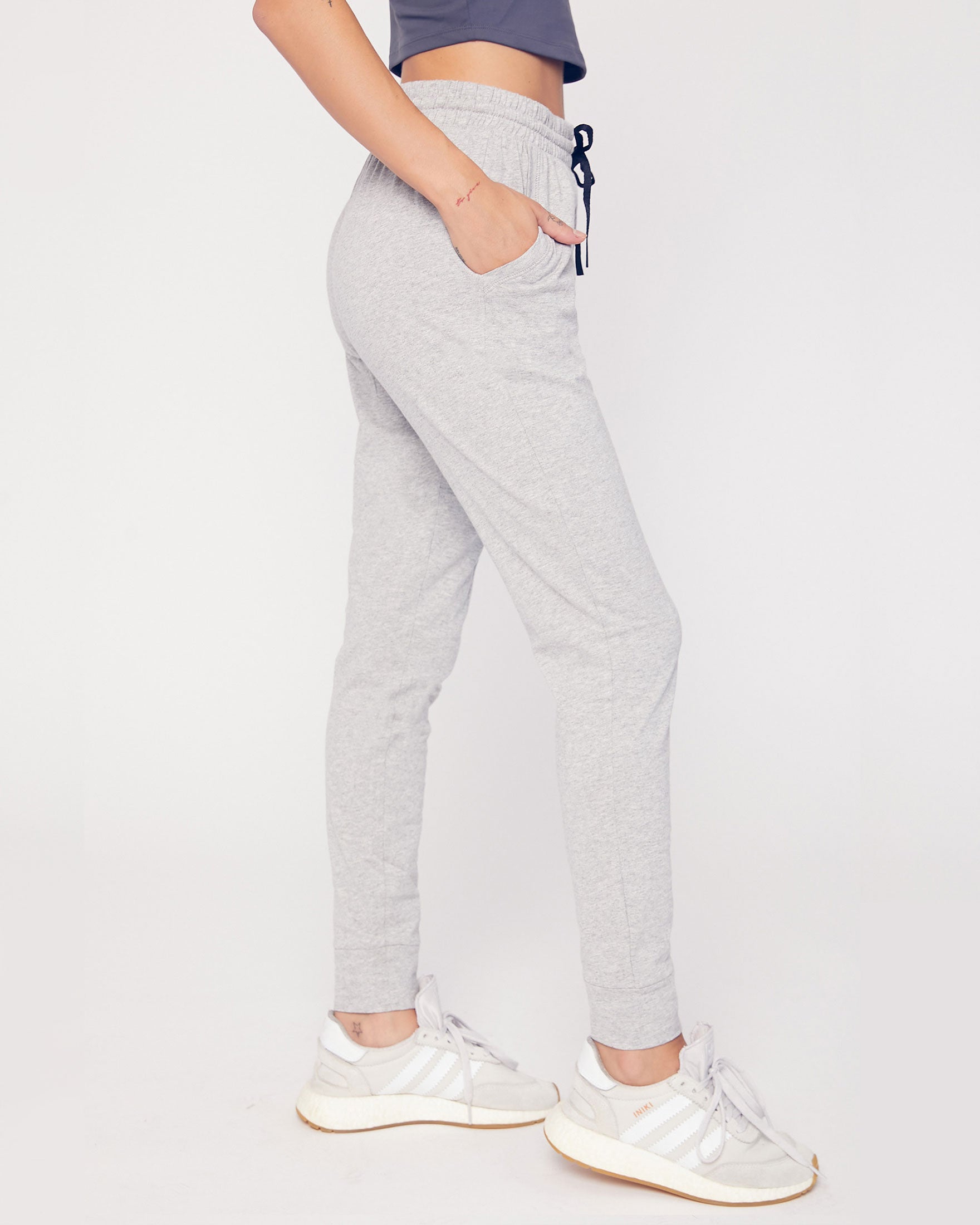 Weekend Lite Joggers-rebody-Ice Heather Grey-S-Urbanheer