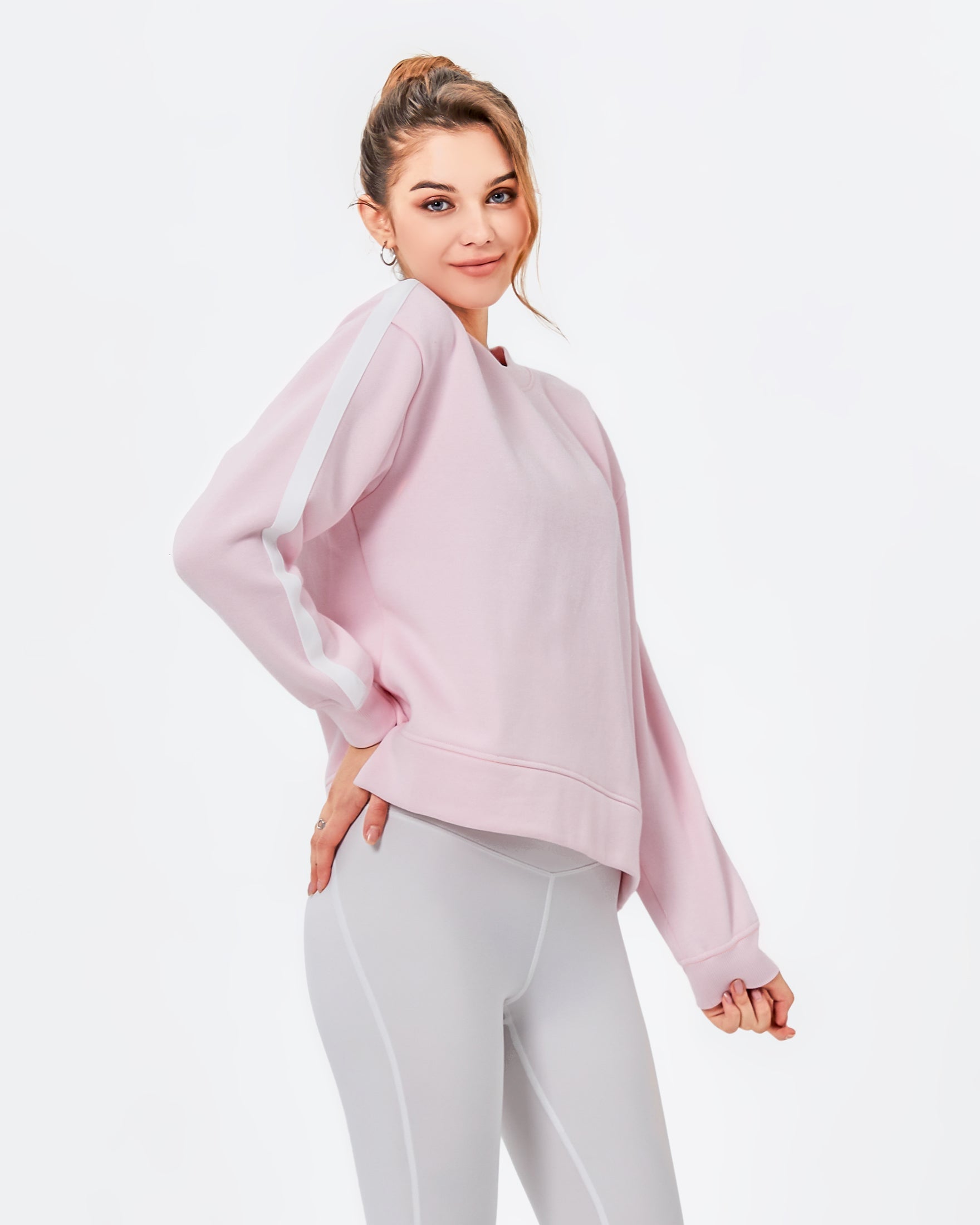 Sideline Fleece Sweatshirt-rebody-Sand-XS-Urbanheer