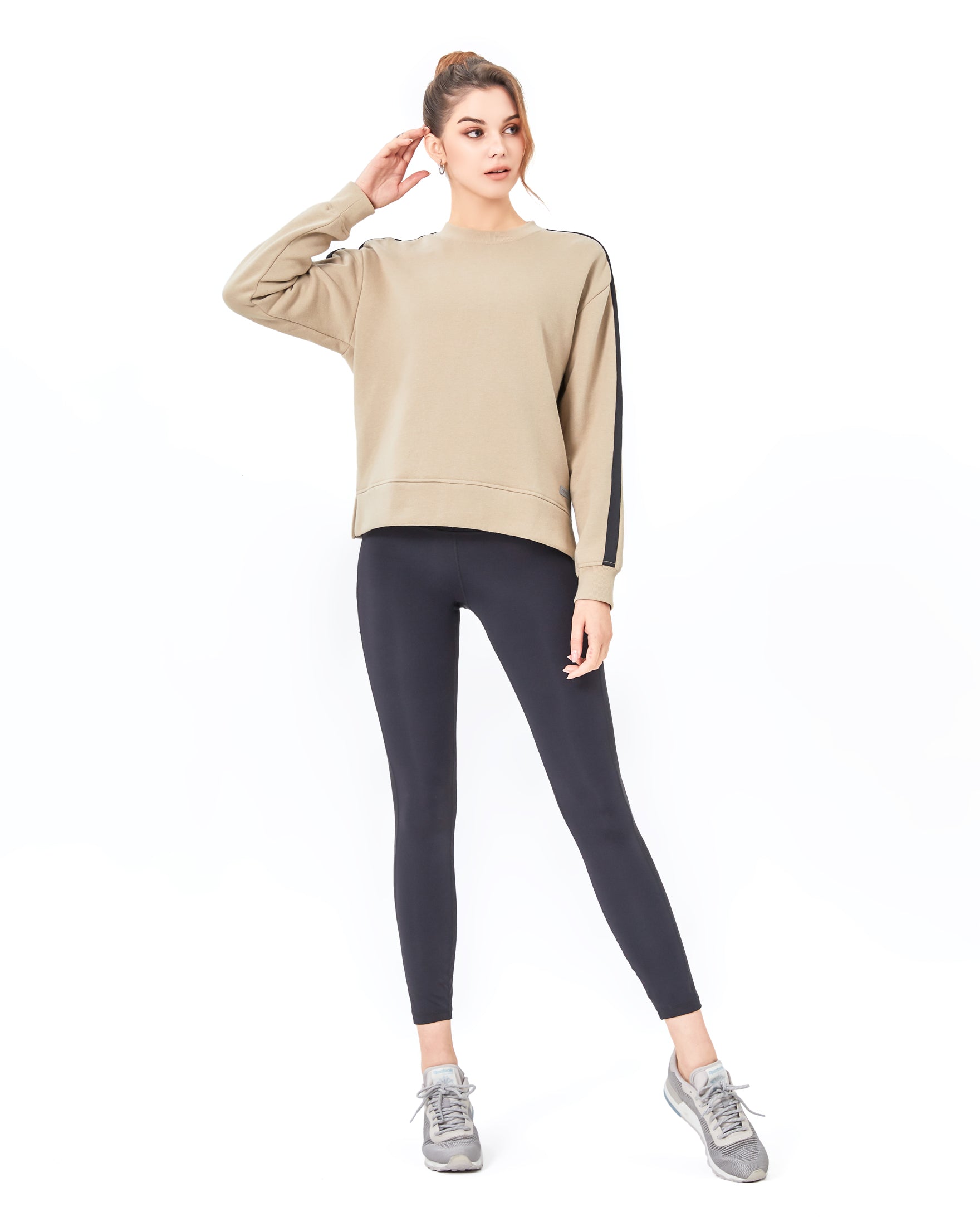 Sideline Fleece Sweatshirt-rebody-Sand-XS-Urbanheer