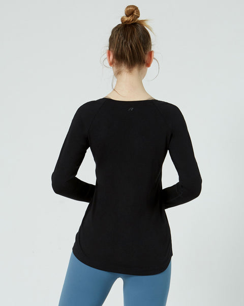 Extenssial Long Sleeve-rebody-Black-S-Urbanheer