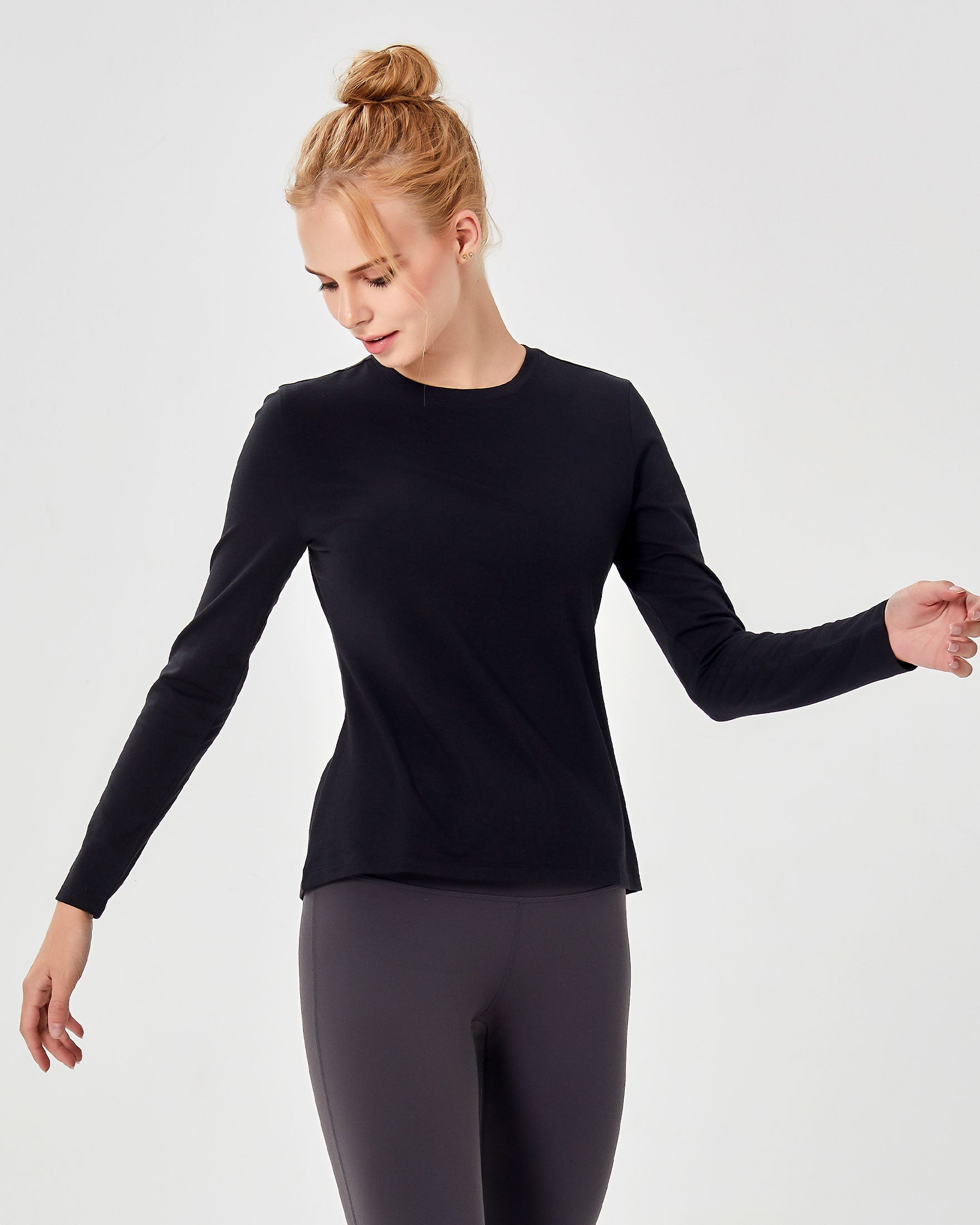 Pima Going Long Sleeve-REBODY-Stone Mauve-XS-Urbanheer