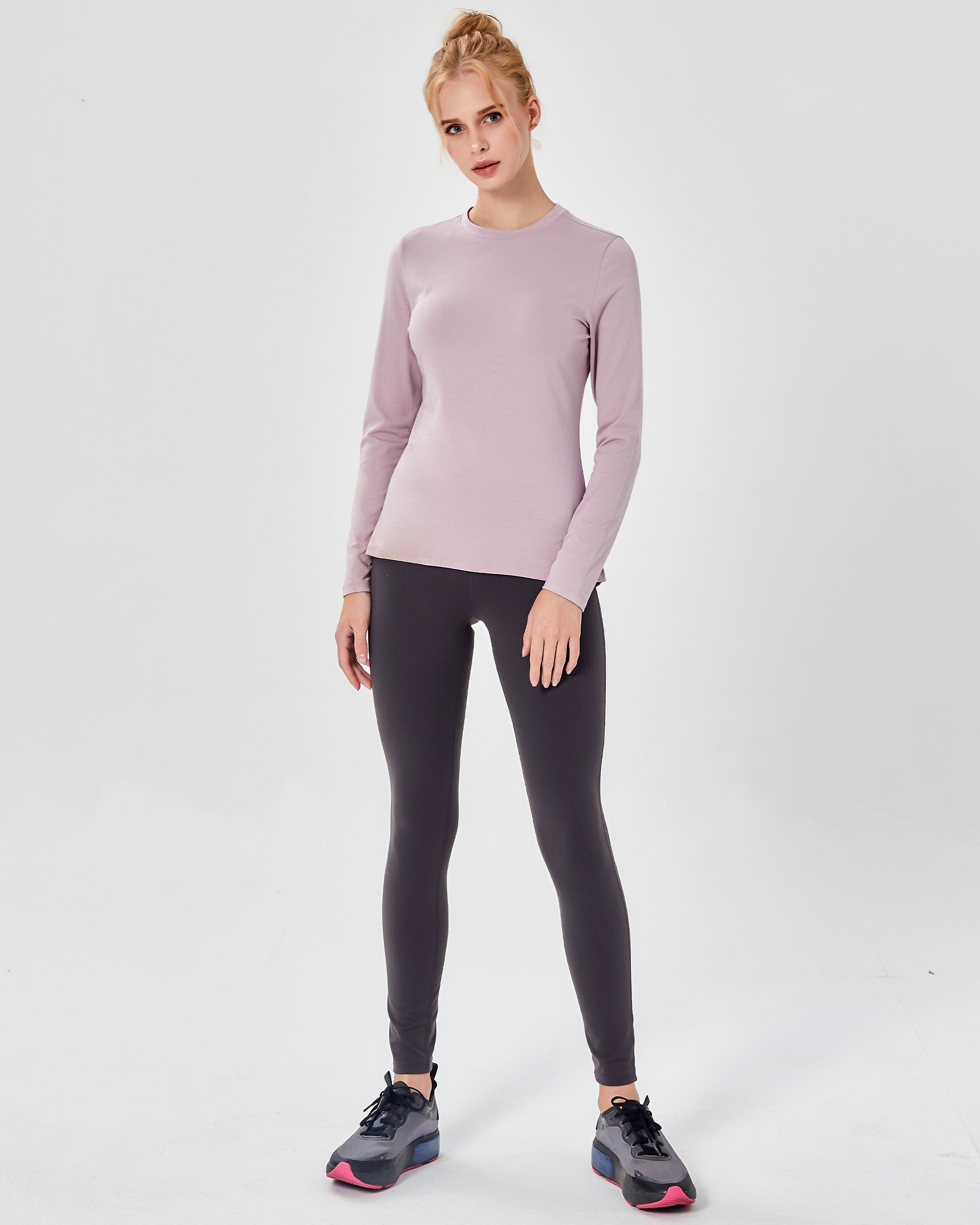 Pima Going Long Sleeve-REBODY-Stone Mauve-XS-Urbanheer
