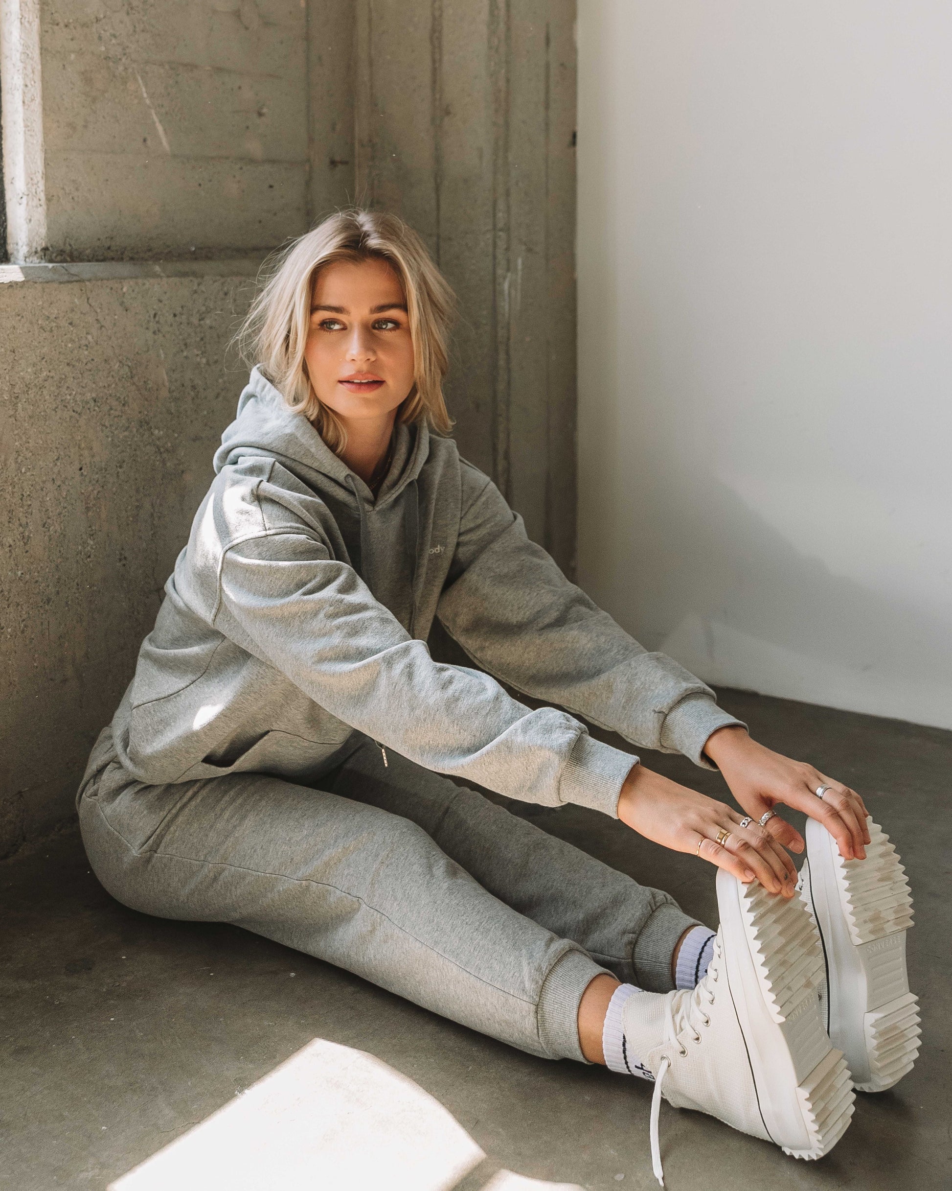 Rebody Lifestyle French Terry Sweatpants-Rebody-Metropolis Black/Slate-S-Urbanheer