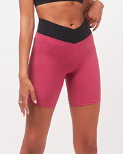 Vendetta Biker Shorts 7"-rebody-Fuschia/Black-XS-Urbanheer