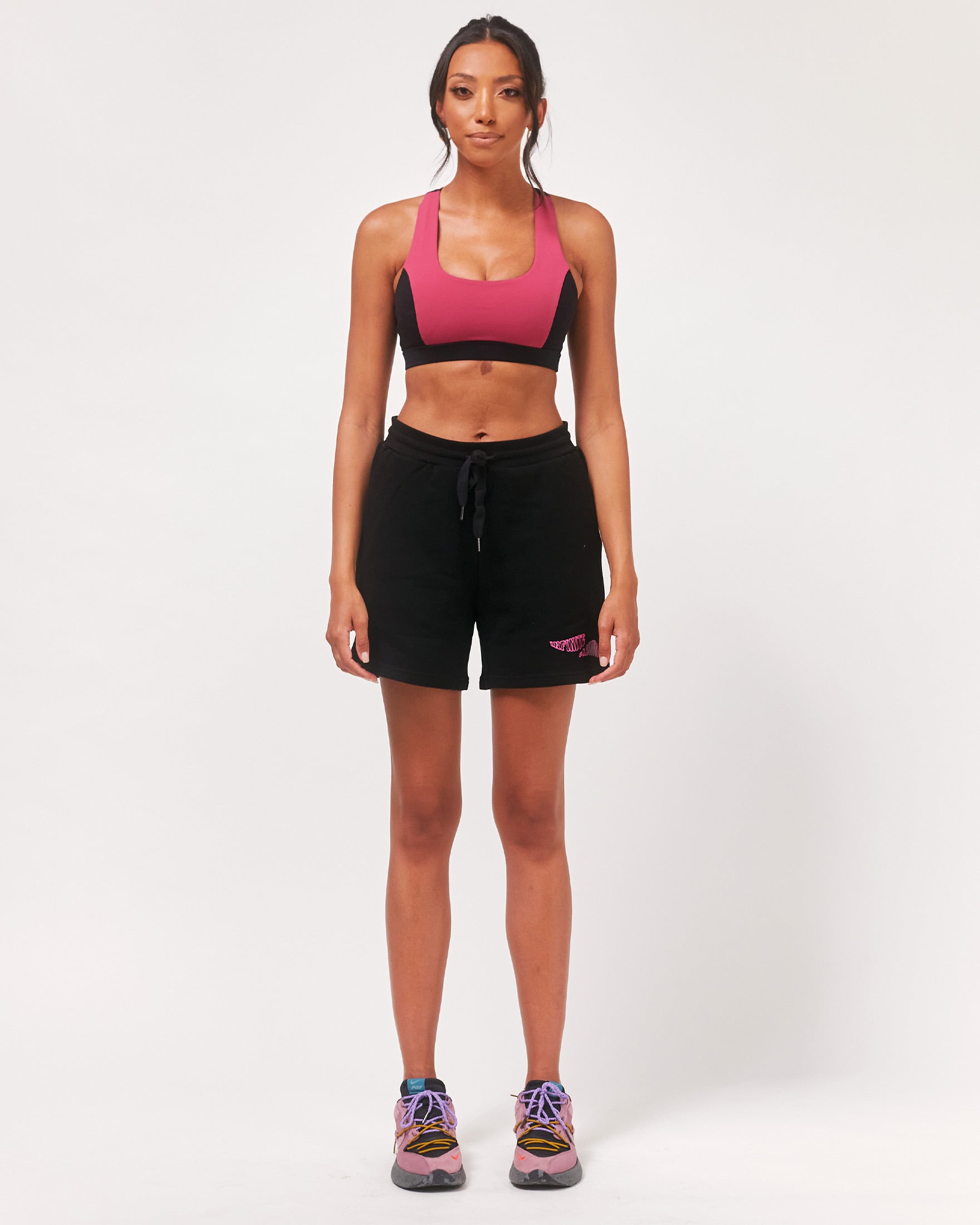 Infinite Passions Ft Sweatshorts-rebody-Heather Grey/Blue-S-Urbanheer