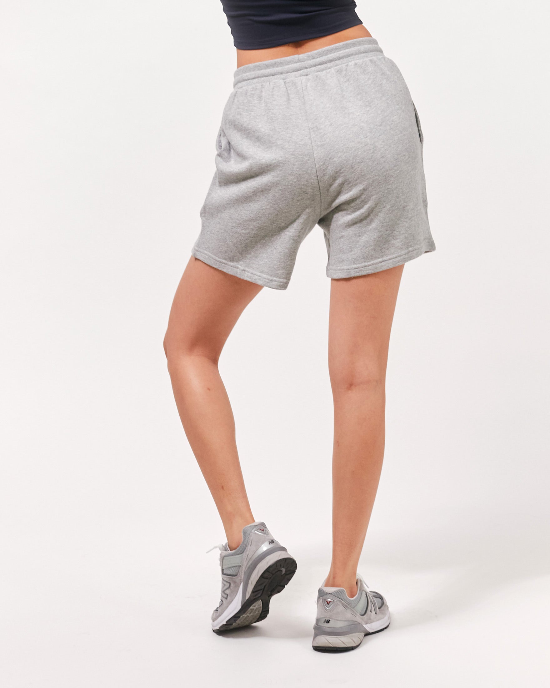 Infinite Passions Ft Sweatshorts-rebody-Heather Grey/Blue-S-Urbanheer