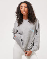 Infinite Passions FT Sweatshirt-Clothing - Women-rebody-Heather Grey/Blue-S-Urbanheer