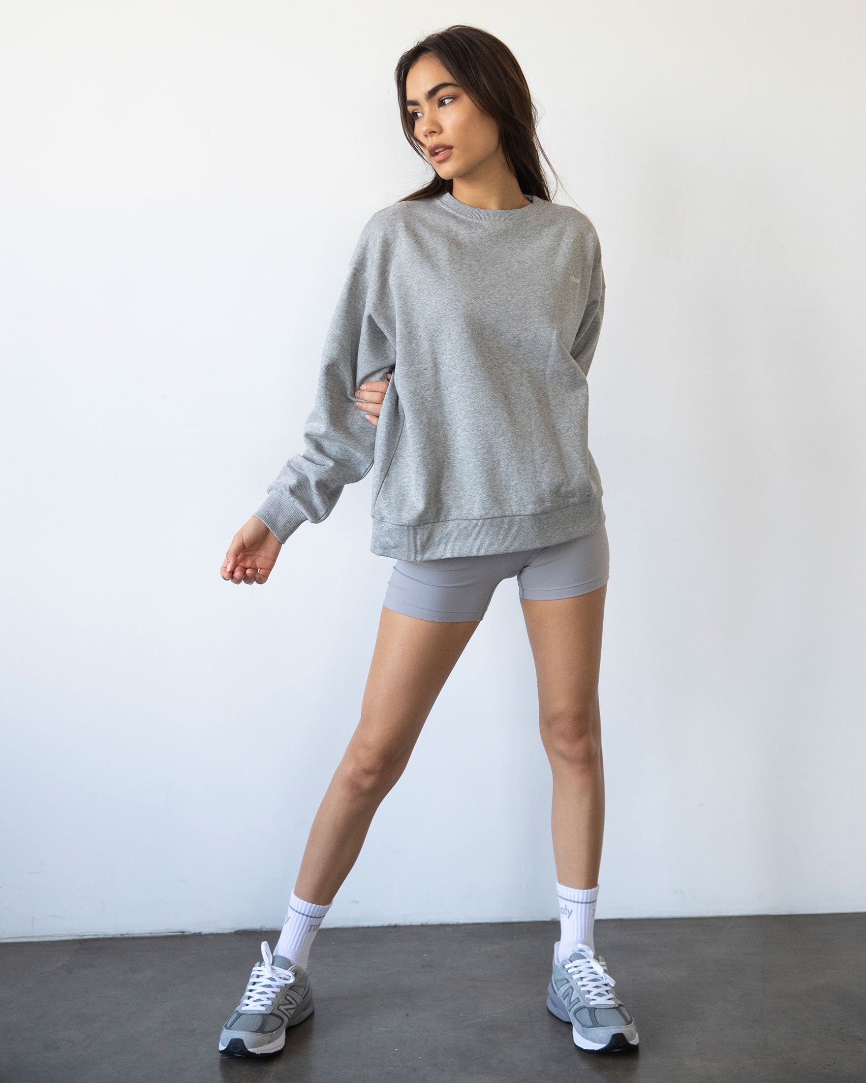 Rebody Lifestyle Sweatshirt-rebody-Heather Grey/White-S-Urbanheer